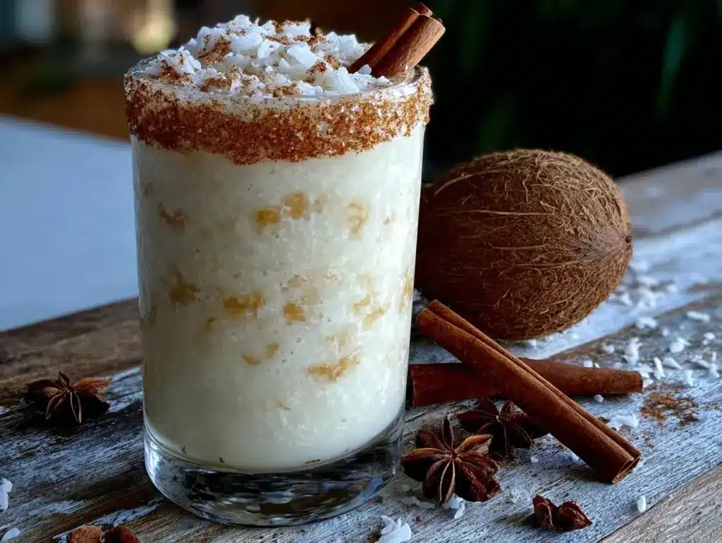creamy homemade coquito - featured image