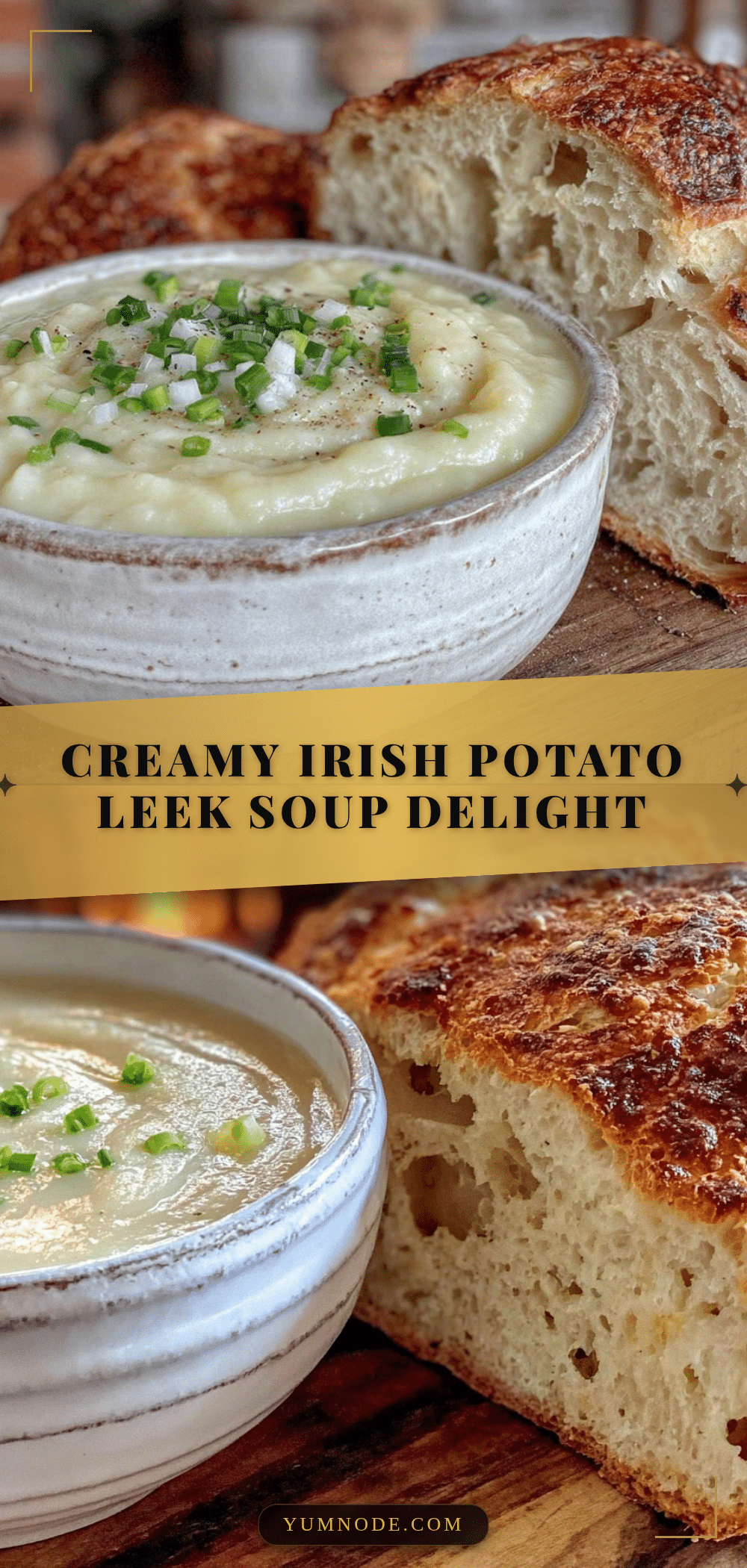 creamy irish potato leek soup recipe