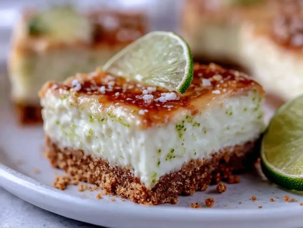 creamy key lime pie bars - featured image