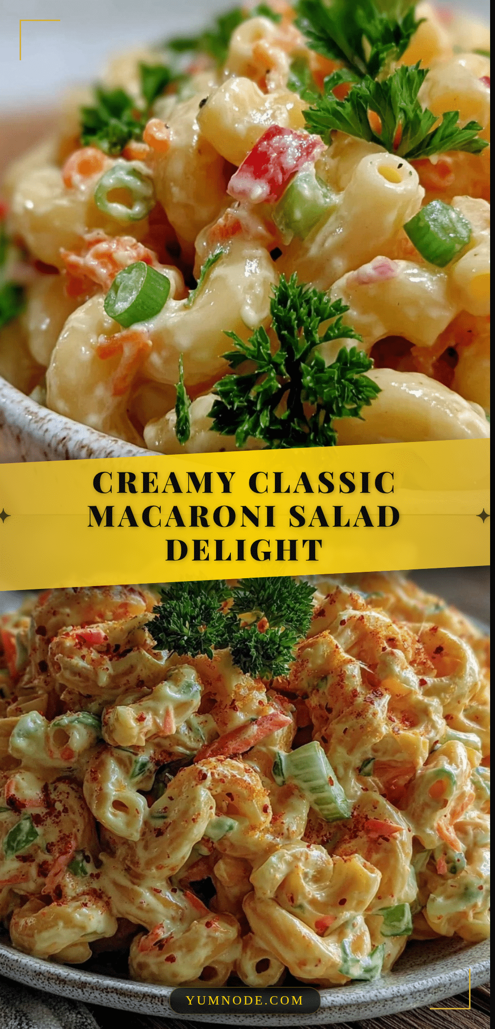 creamy macaroni salad recipe