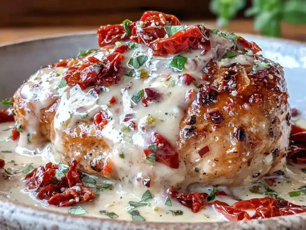 creamy marry me chicken - featured image