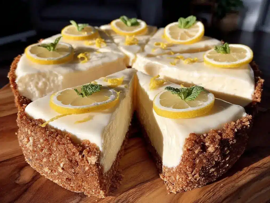creamy no-bake lemonade icebox pie - featured image