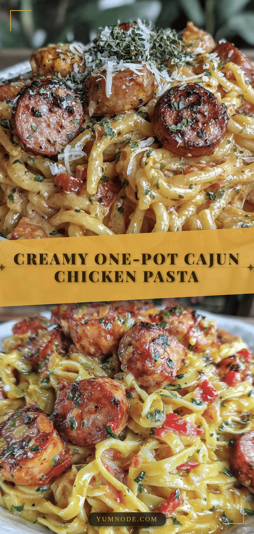 creamy one-pot cajun chicken pasta recipe