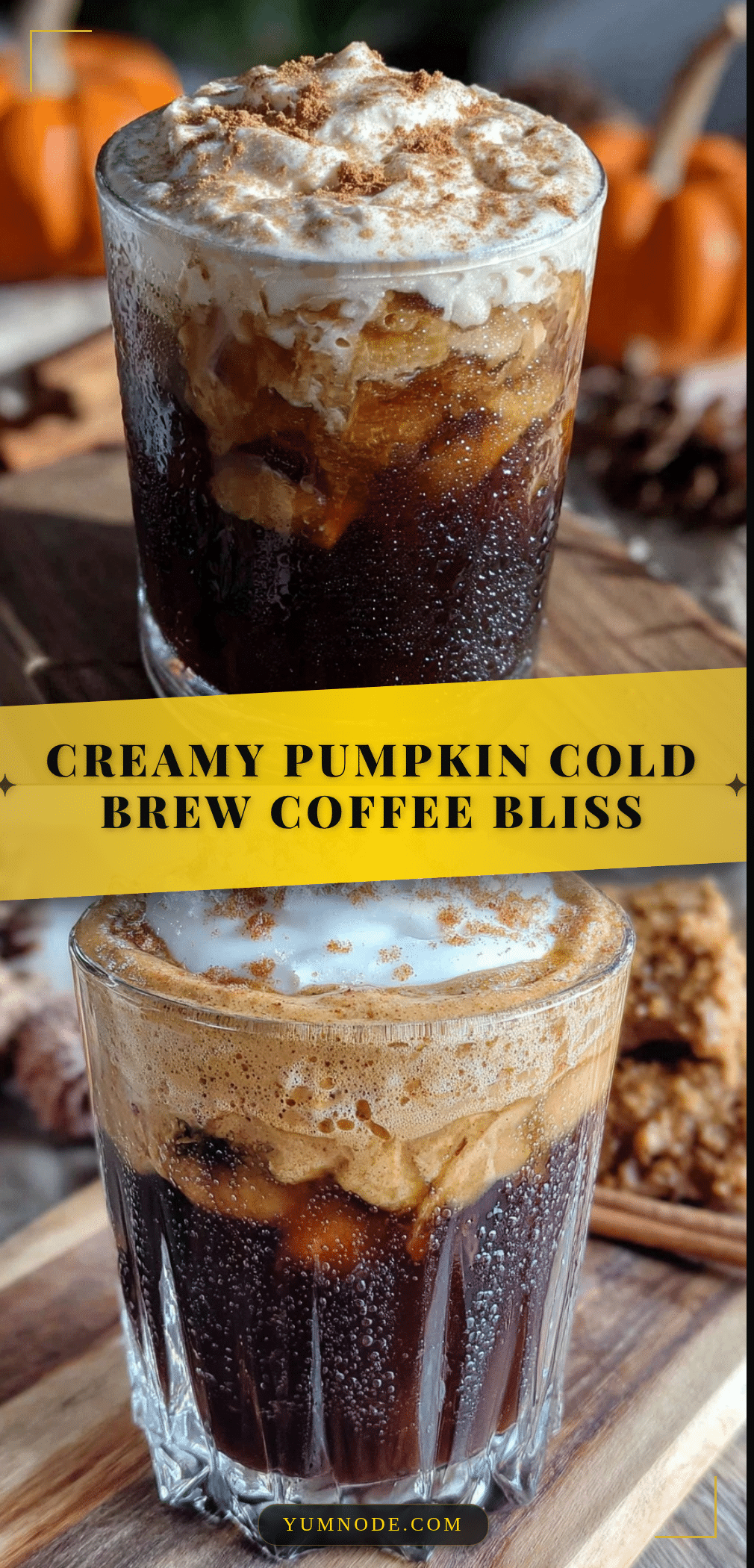 creamy pumpkin cream cold brew coffee recipe