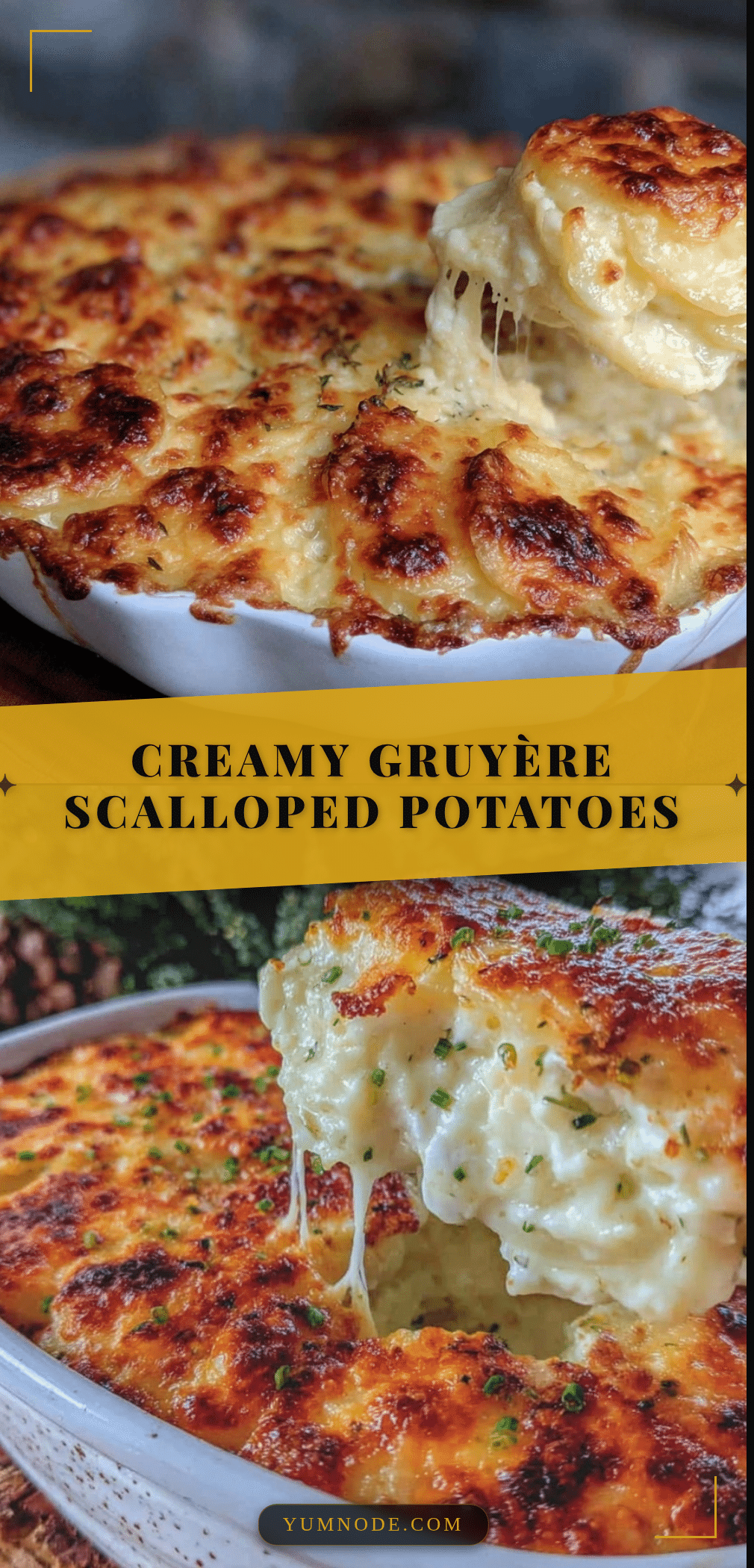 creamy scalloped potatoes au gratin recipe