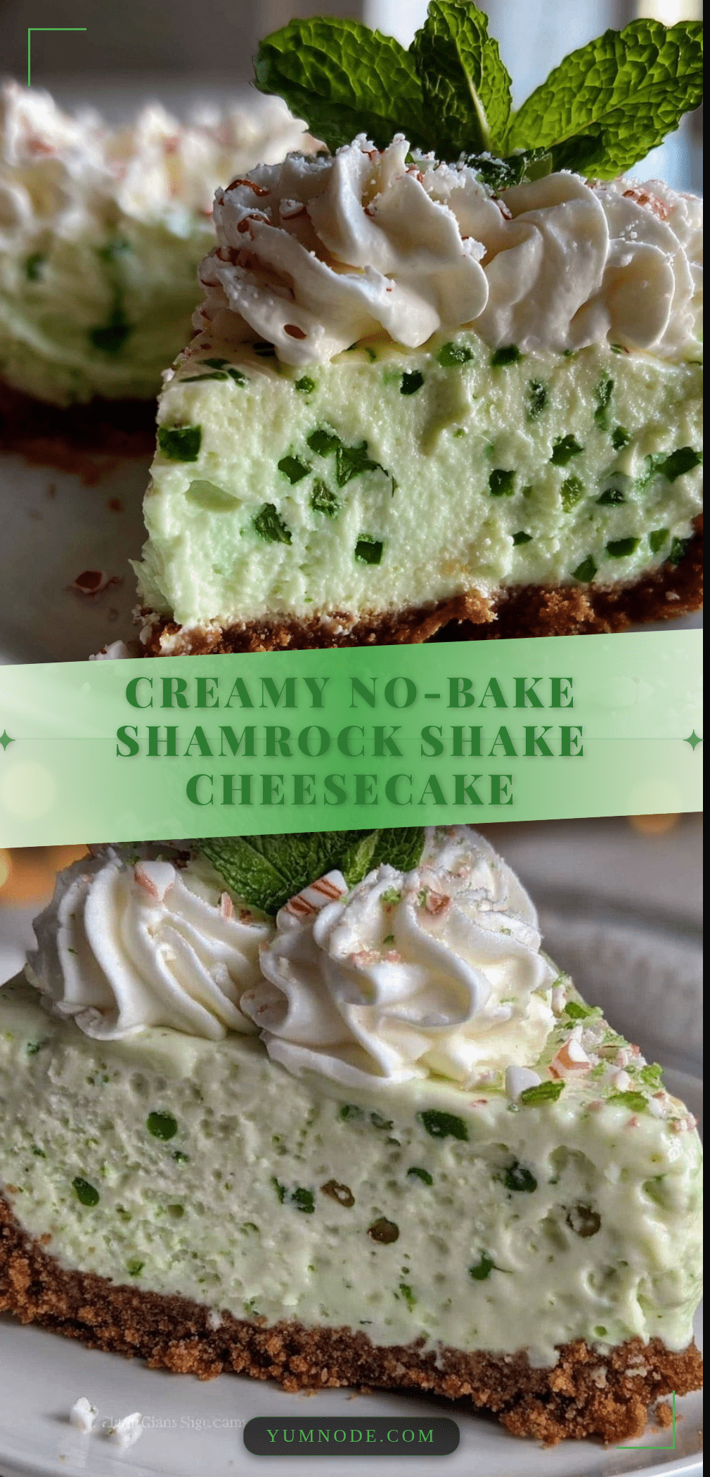 creamy shamrock shake cheesecake recipe