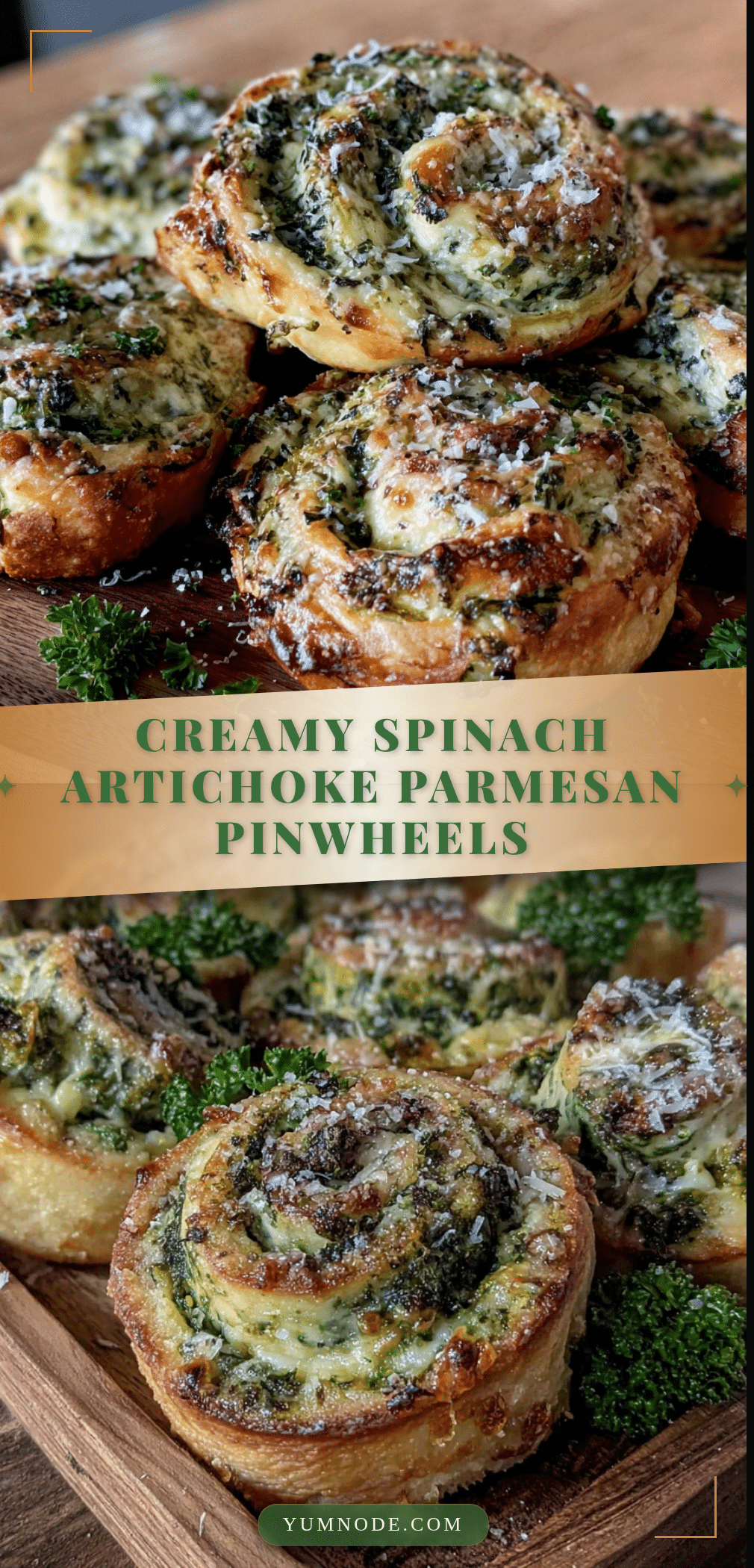 creamy spinach artichoke pinwheels recipe