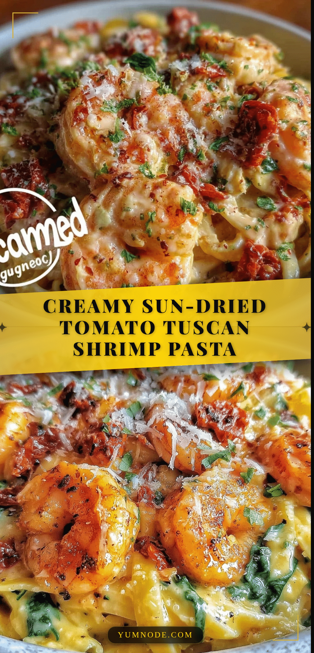 creamy tuscan shrimp pasta recipe