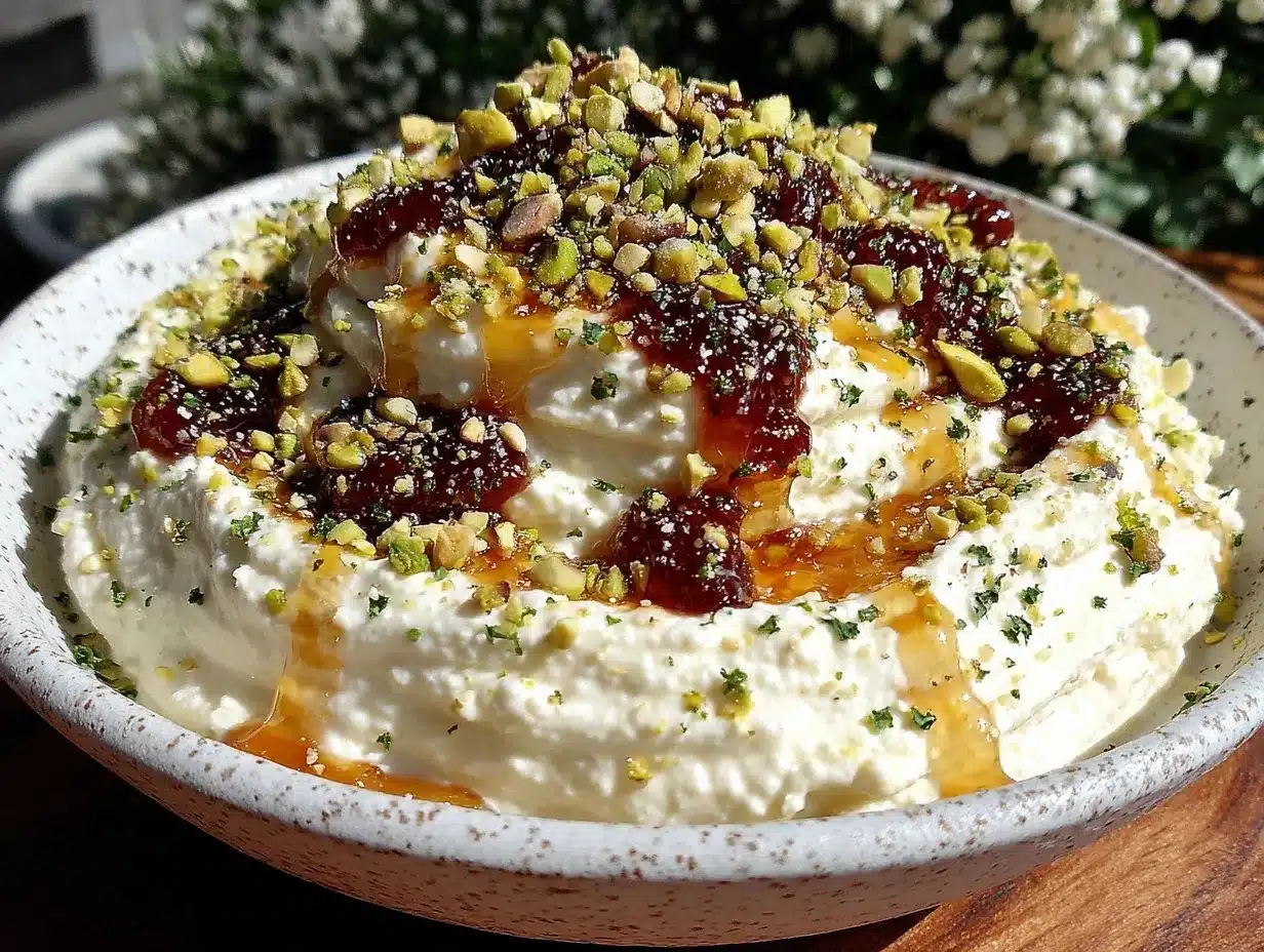 creamy whipped feta dip preparation steps