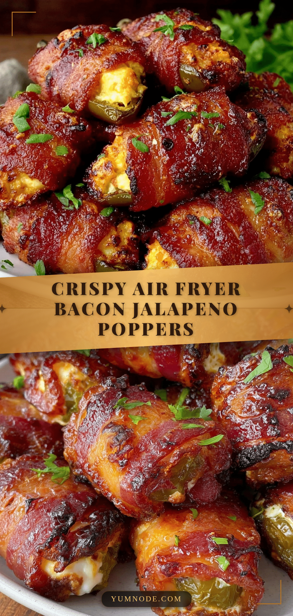 crispy air fryer bacon wrapped jalapeno poppers recipe