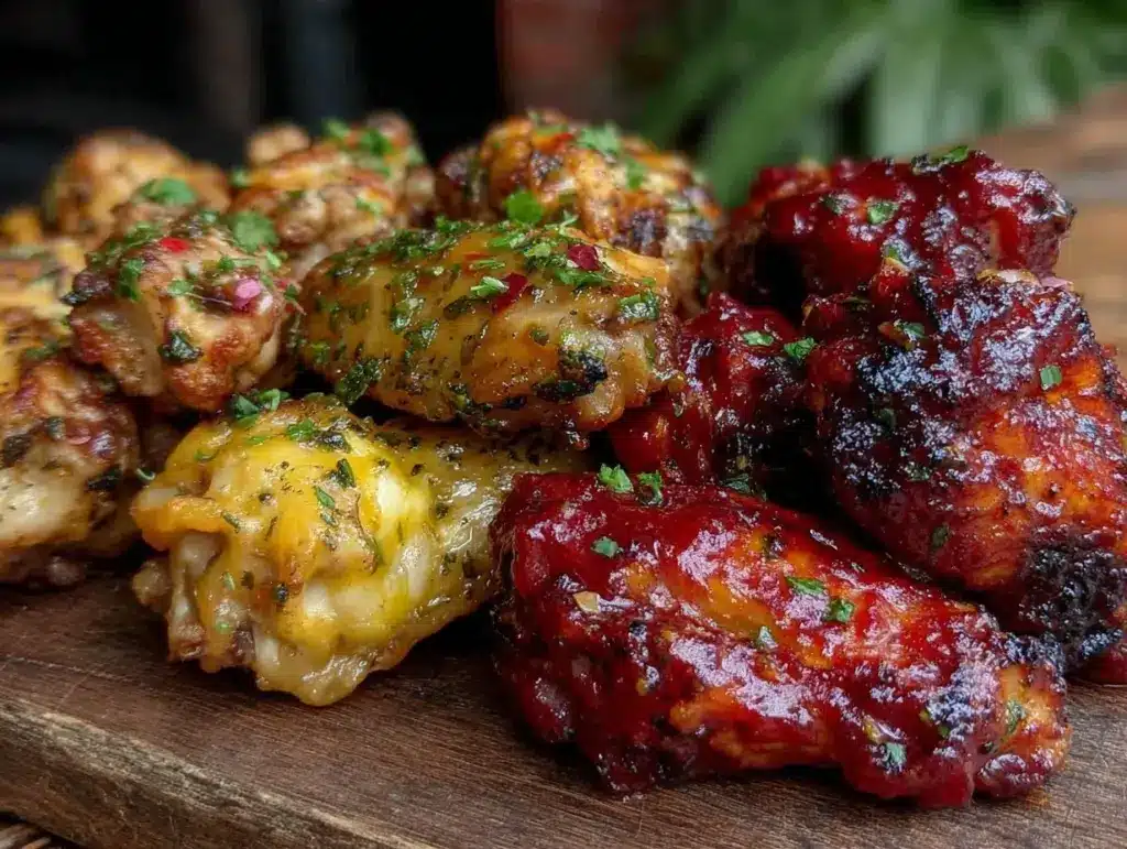 crispy air fryer chicken wings - featured image