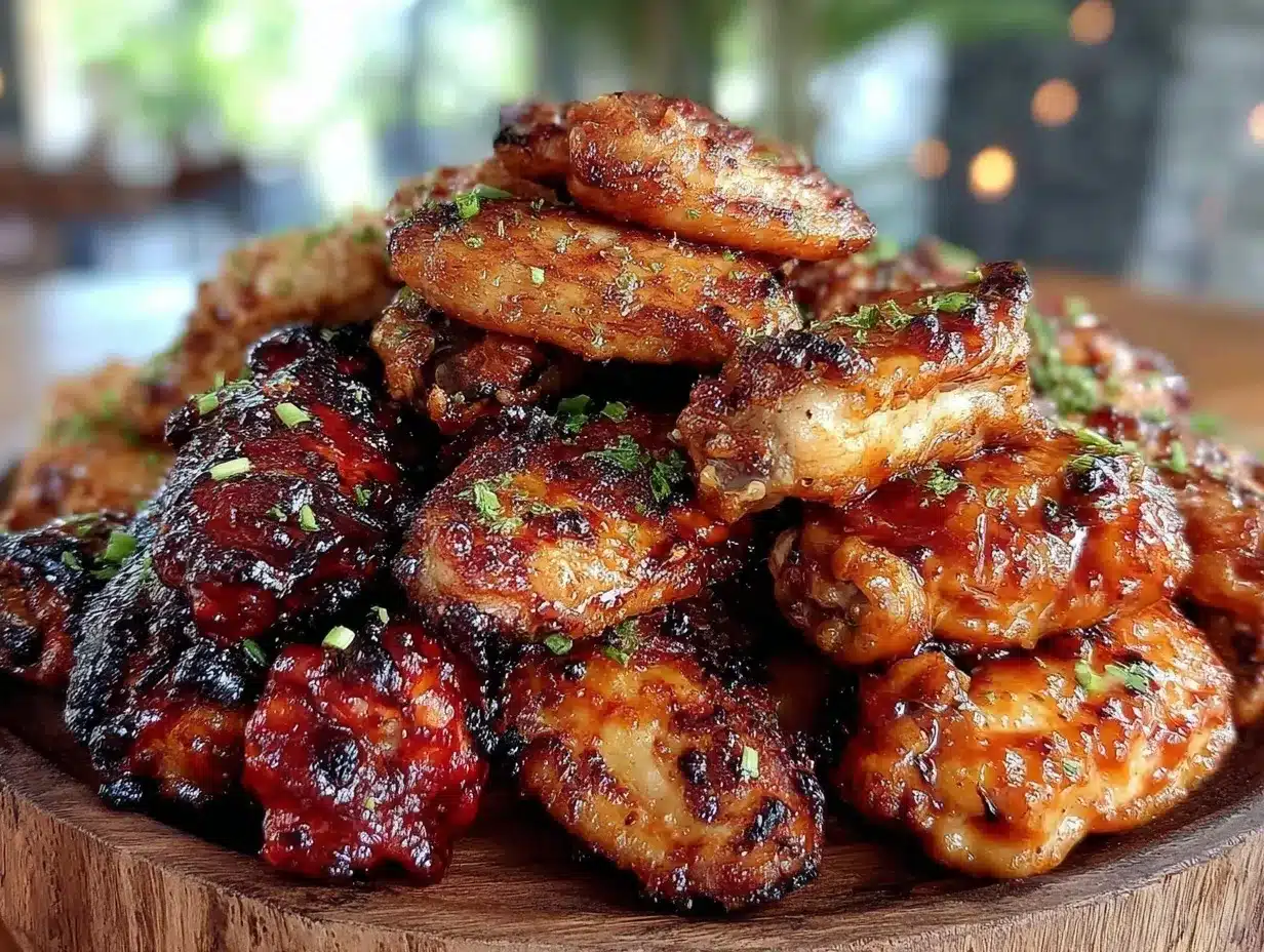 crispy air fryer chicken wings preparation steps