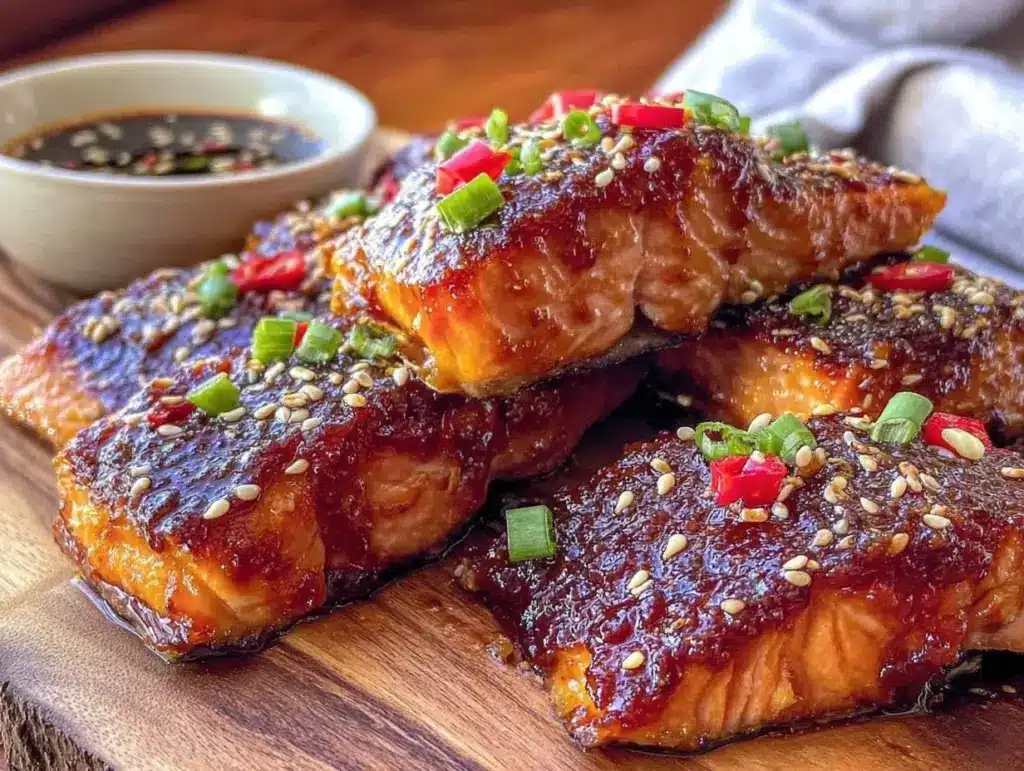 crispy air fryer salmon - featured image