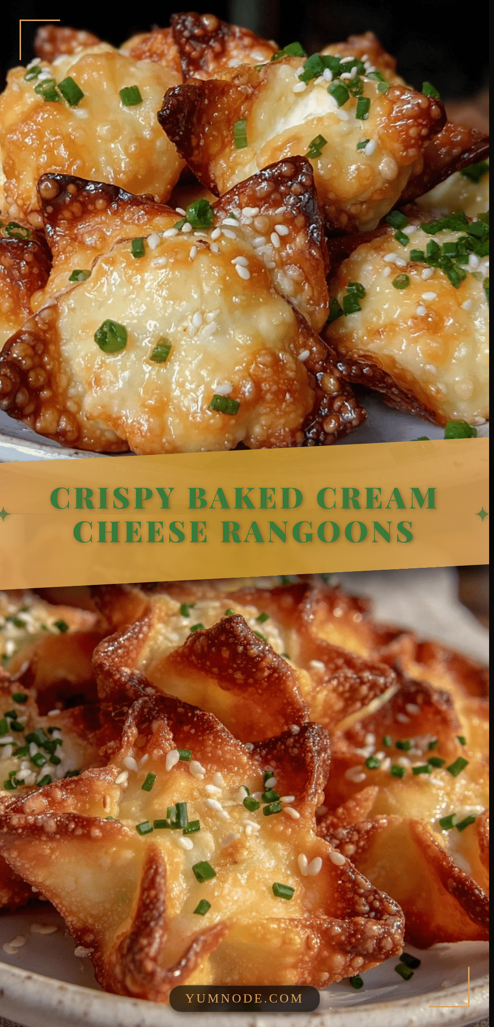 crispy baked cream cheese rangoons recipe