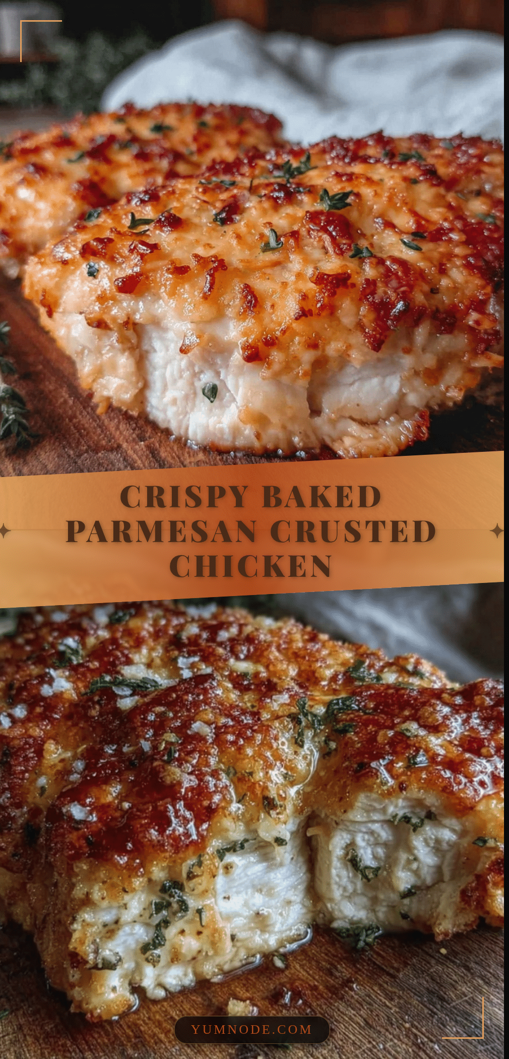 crispy baked parmesan crusted chicken breast recipe