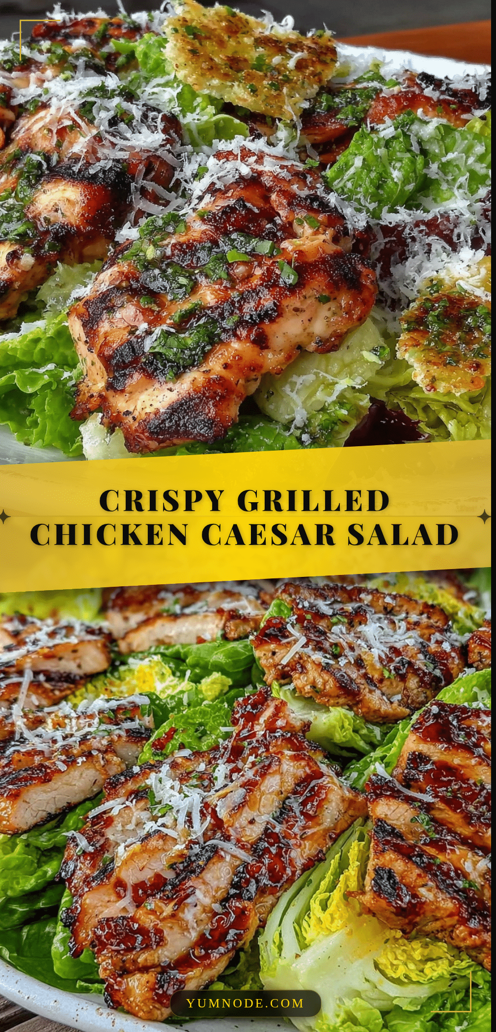 crispy grilled chicken caesar salad recipe