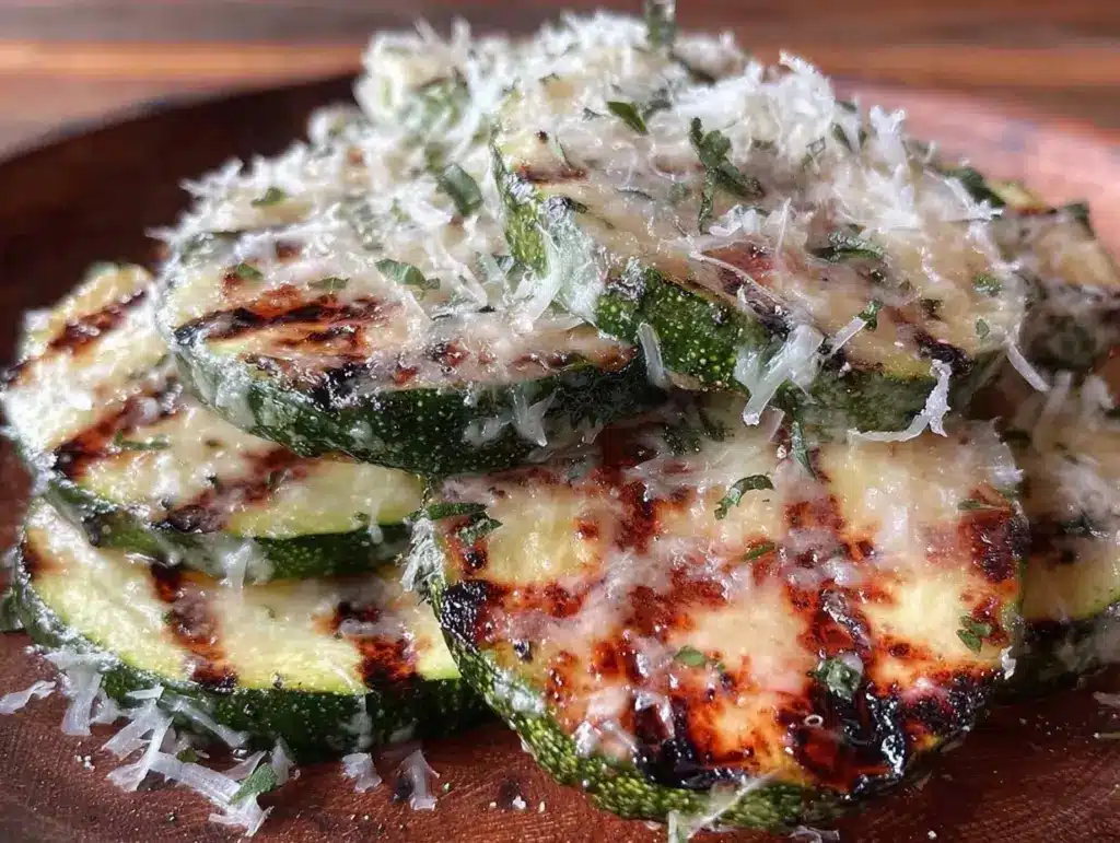 crispy grilled zucchini - featured image