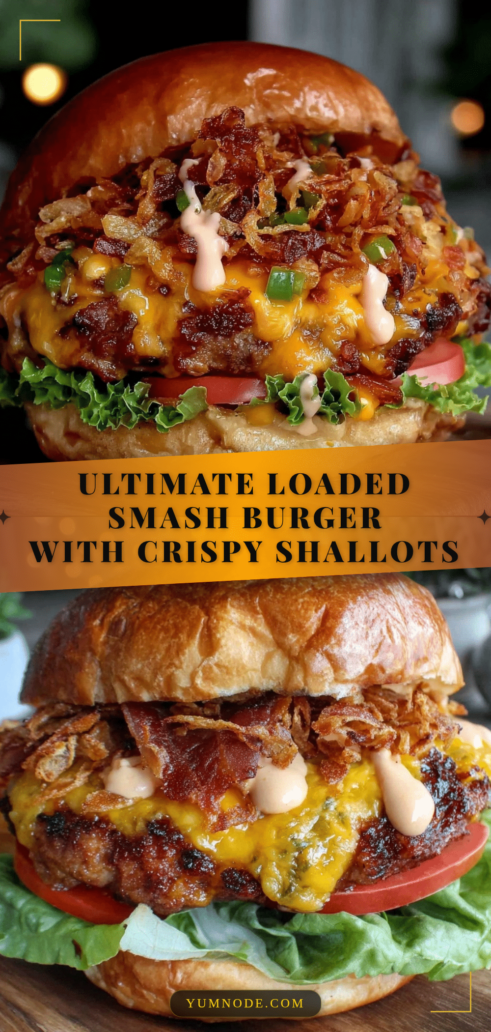 crispy loaded smash burger recipe