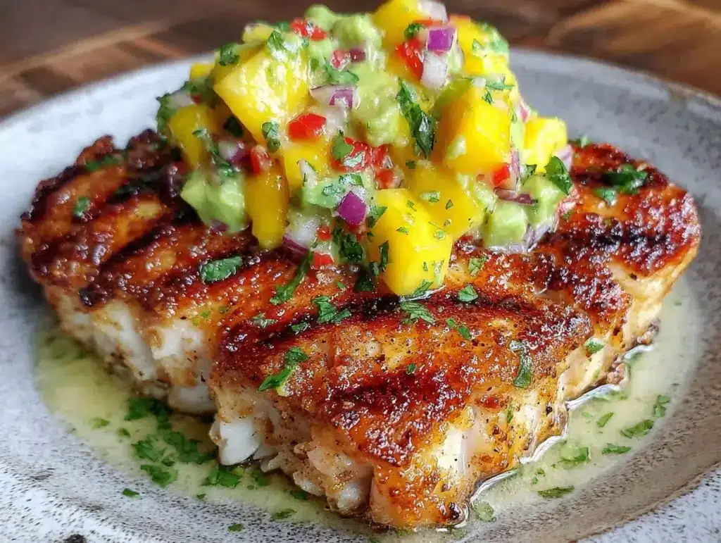 crispy pan seared mahi mahi - featured image