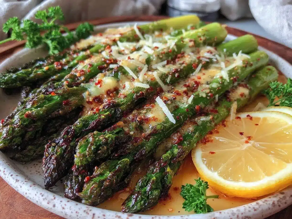 crispy roasted asparagus preparation steps