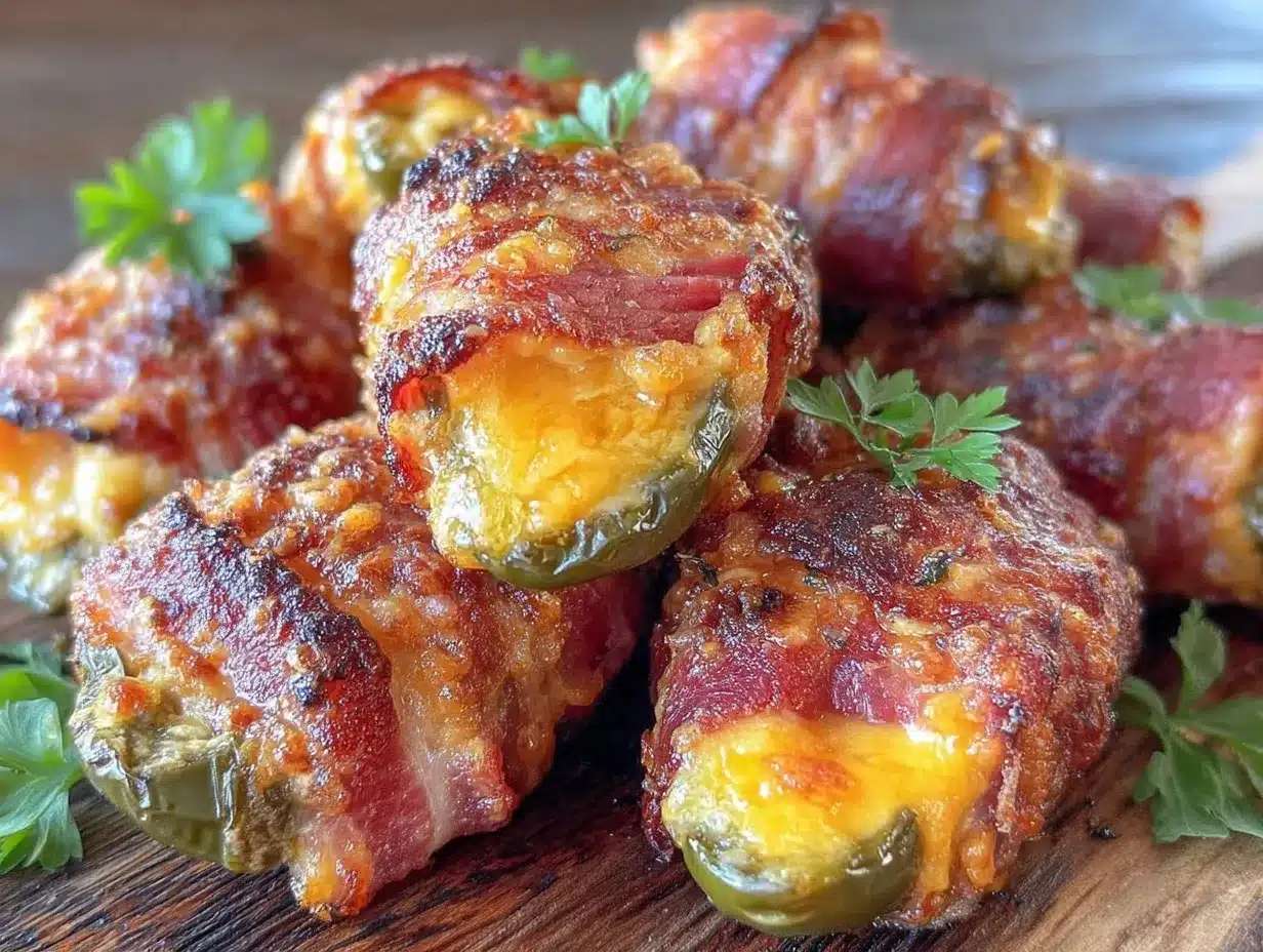 crispy smoked bacon wrapped jalapeno poppers preparation steps