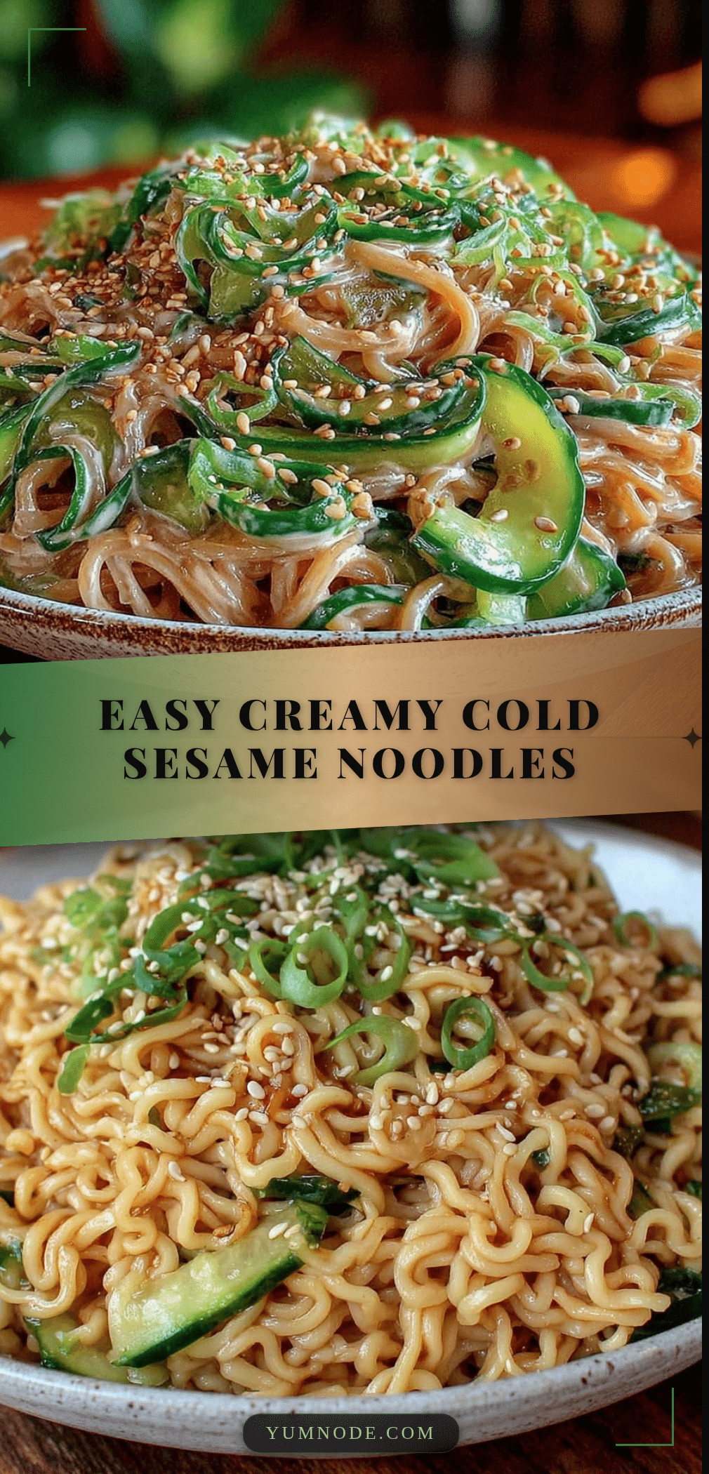 easy creamy cold sesame noodles recipe