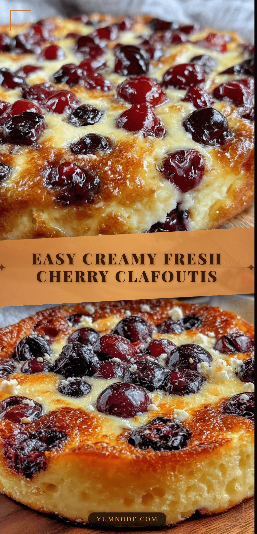 easy creamy fresh cherry clafoutis recipe