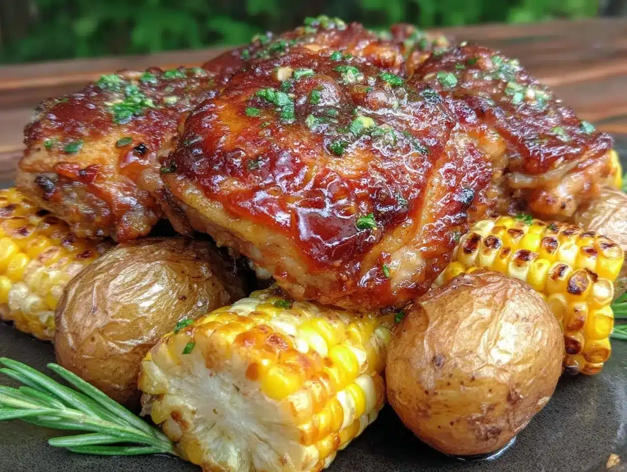 easy crispy sheet pan bbq chicken preparation steps