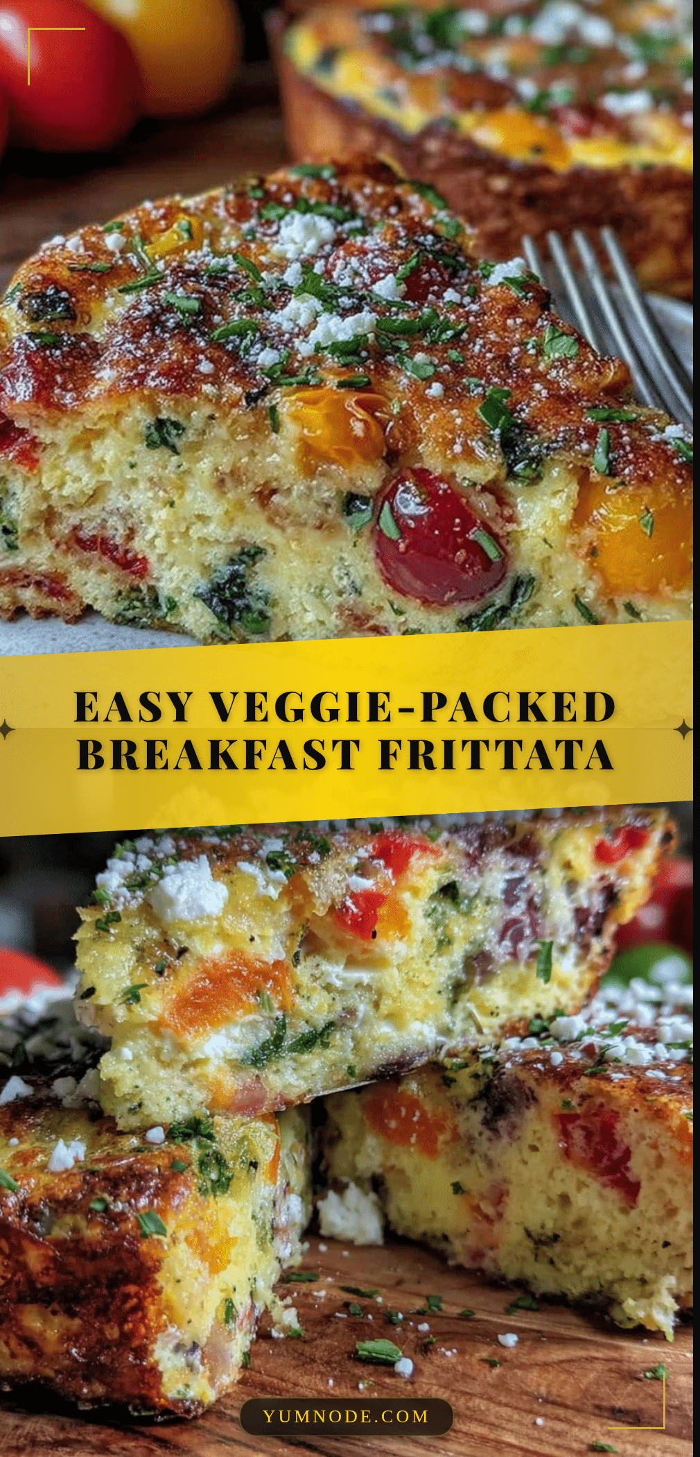 easy veggie-packed breakfast frittata recipe