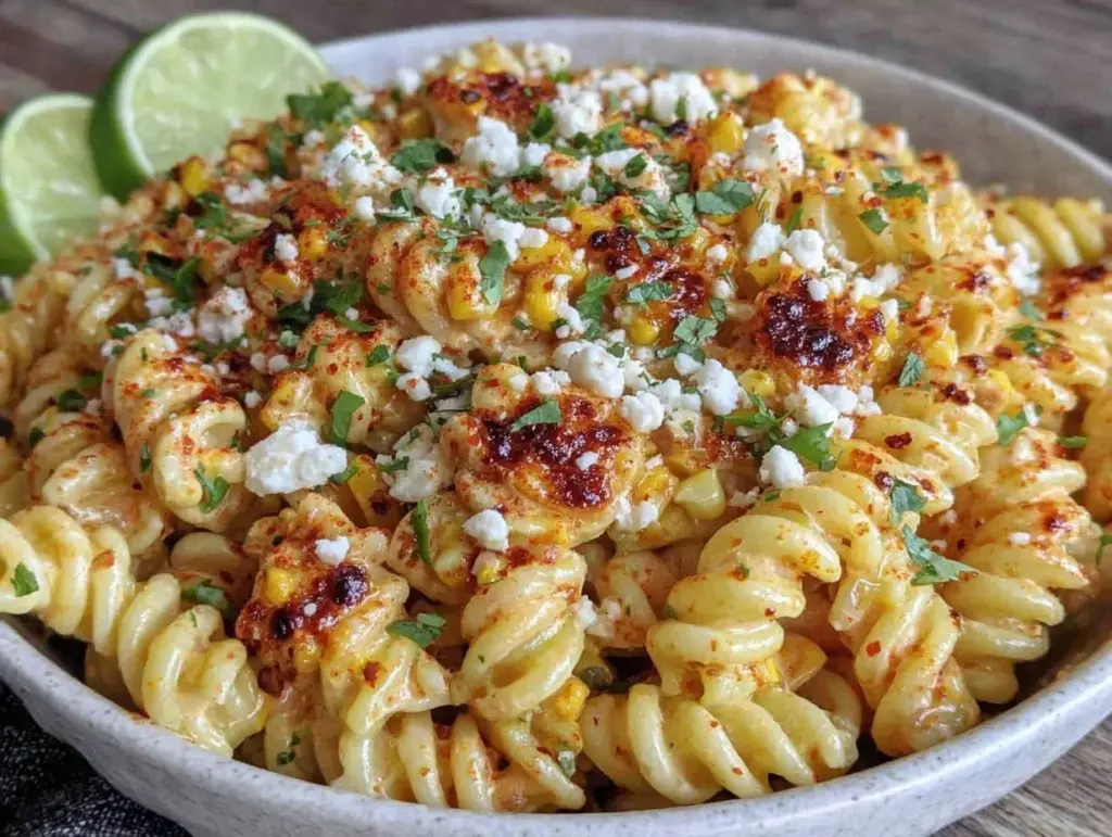 elote street corn pasta salad - featured image