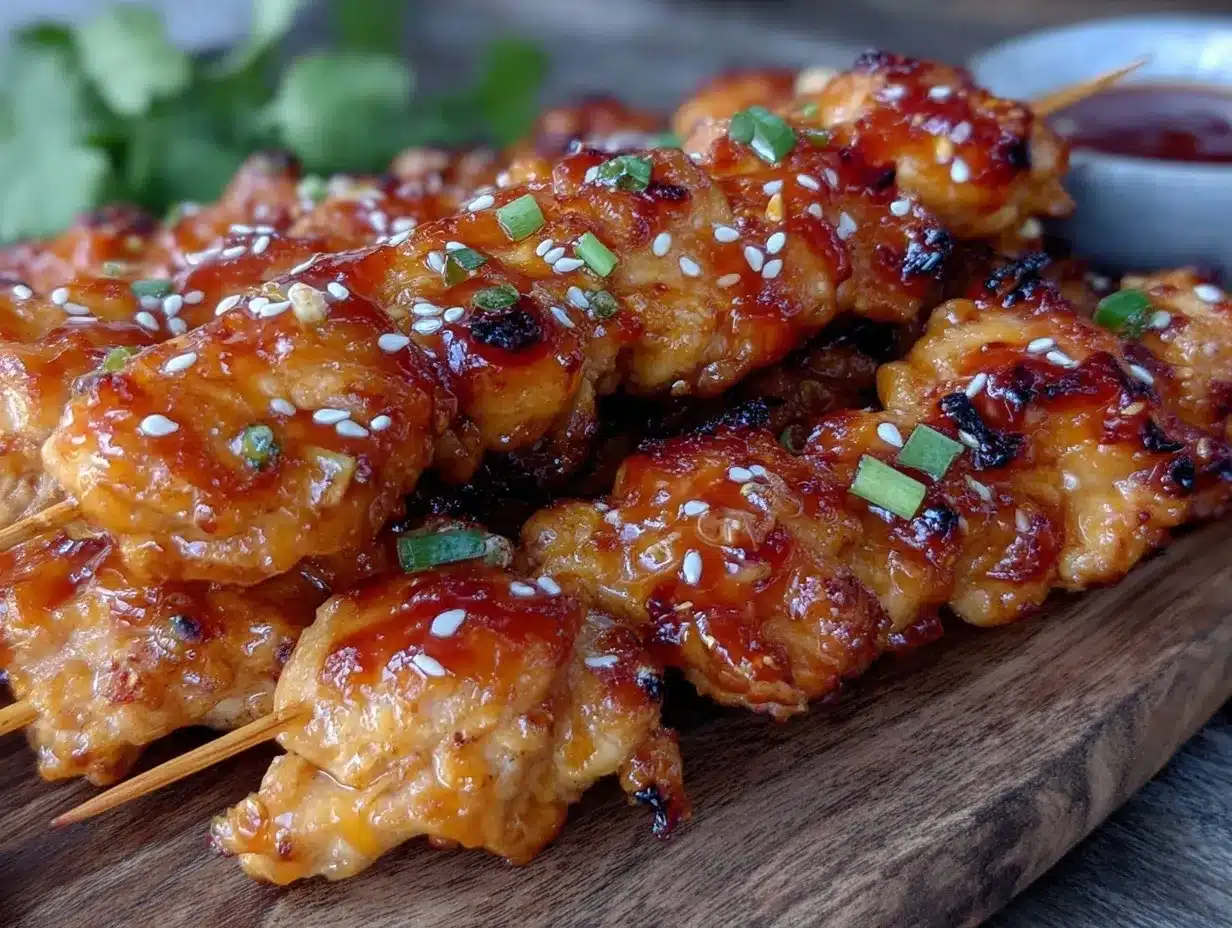 firecracker chicken skewers preparation steps