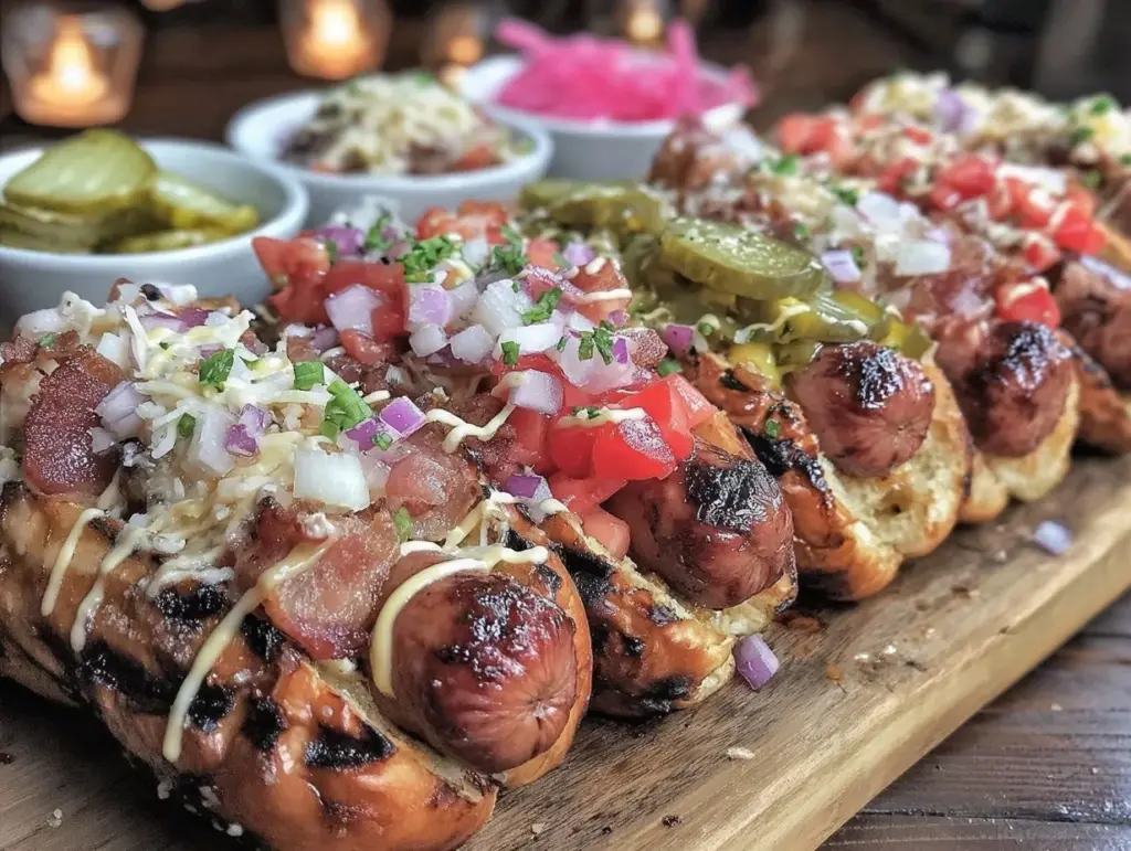 flavorful grilled hot dogs bar - featured image