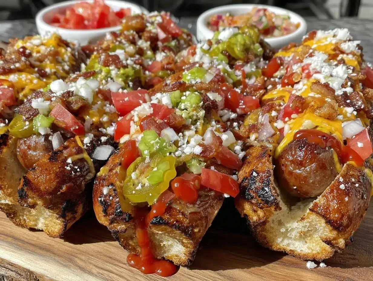 flavorful grilled hot dogs bar preparation steps