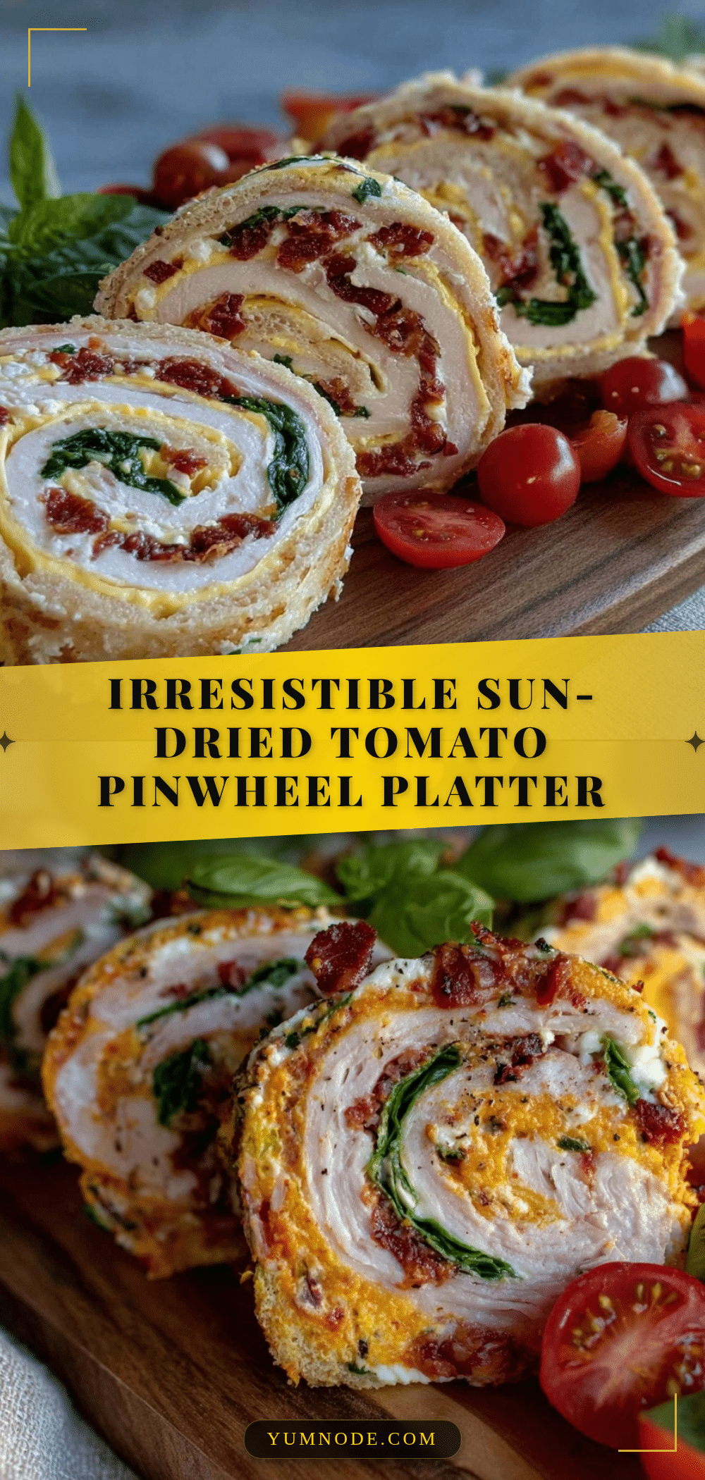 Flavorful Pinwheel Party Sandwich Platter recipe