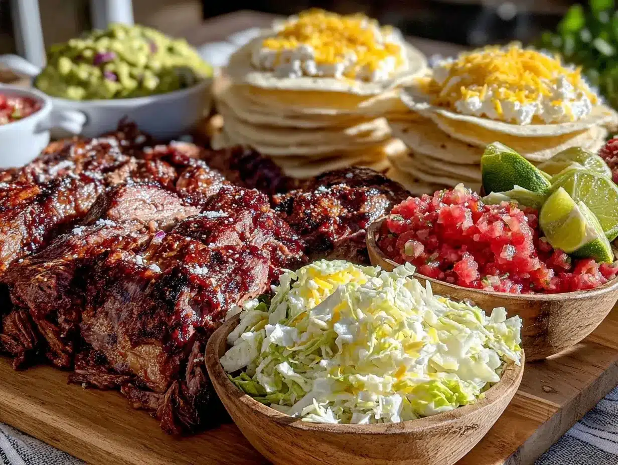 flavorful taco bar setup preparation steps