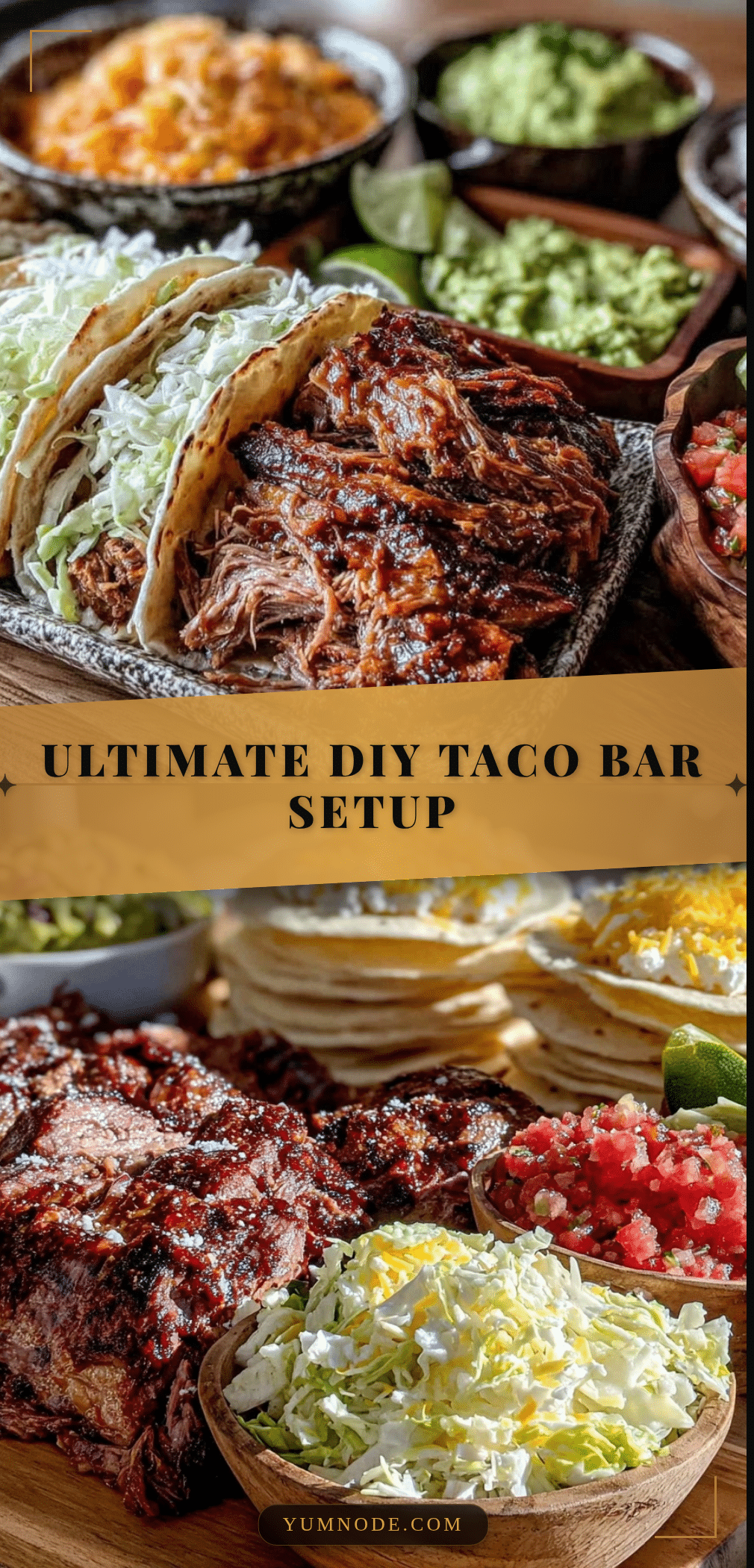 flavorful taco bar setup recipe