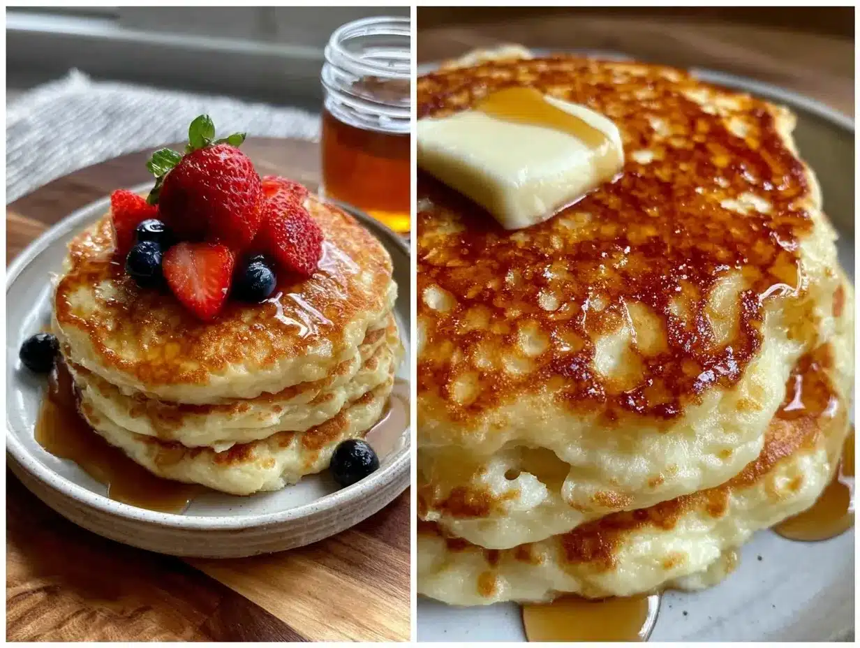fluffy buttermilk pancakes preparation steps