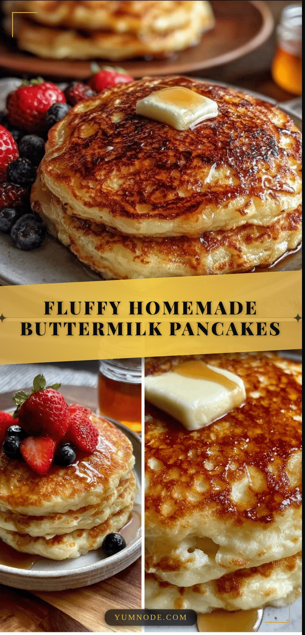 fluffy buttermilk pancakes recipe