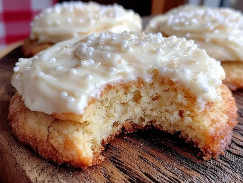 fluffy vanilla sugar cookie frosting - featured image