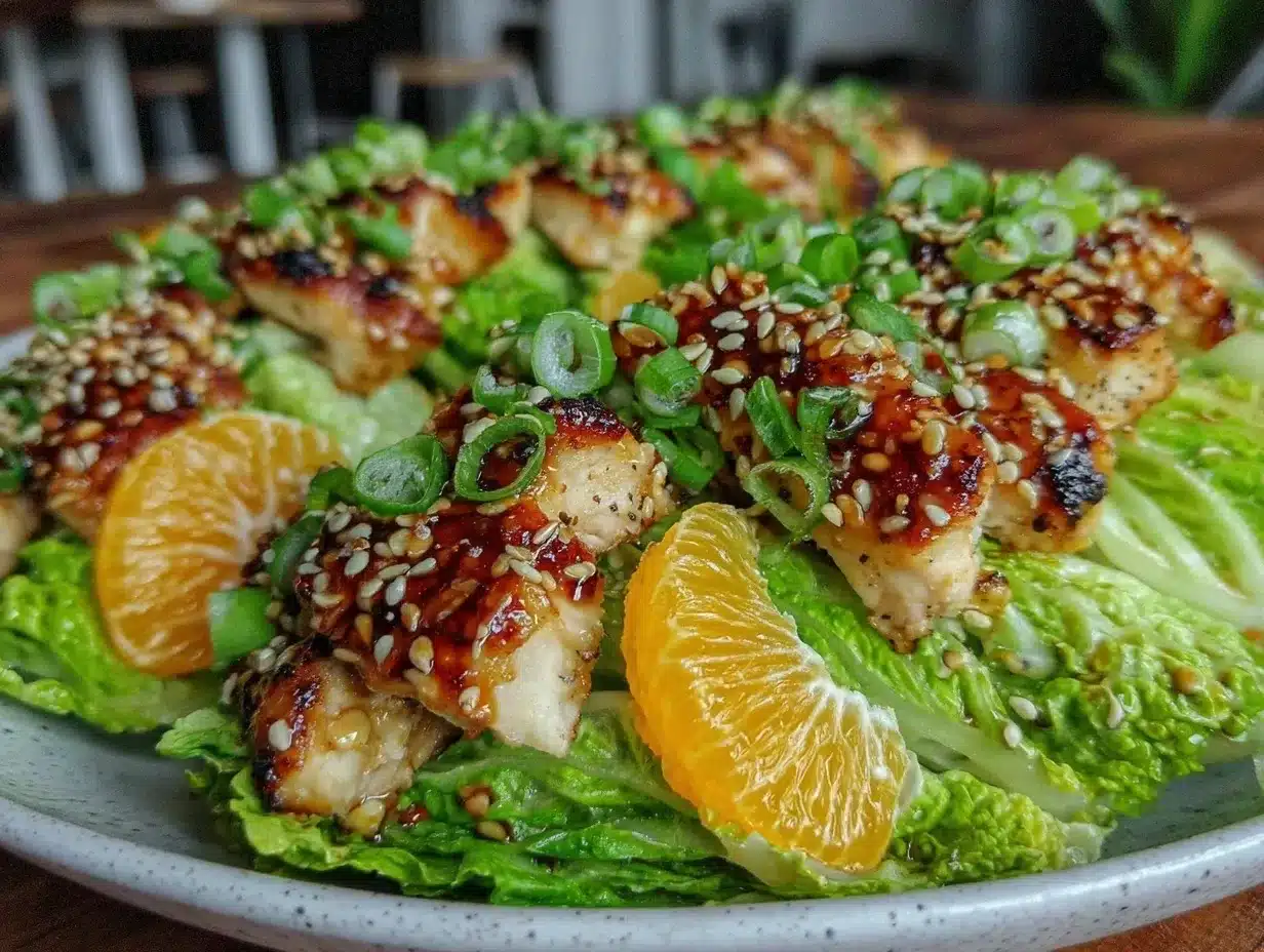 fresh asian sesame chicken salad preparation steps