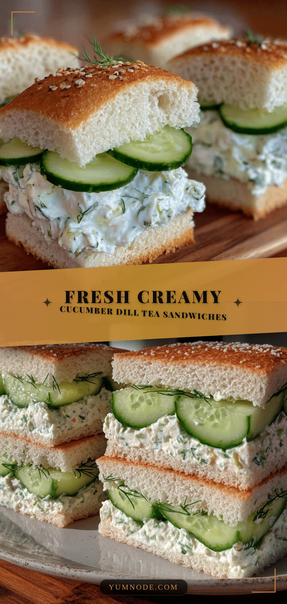 fresh cucumber dill tea sandwiches recipe