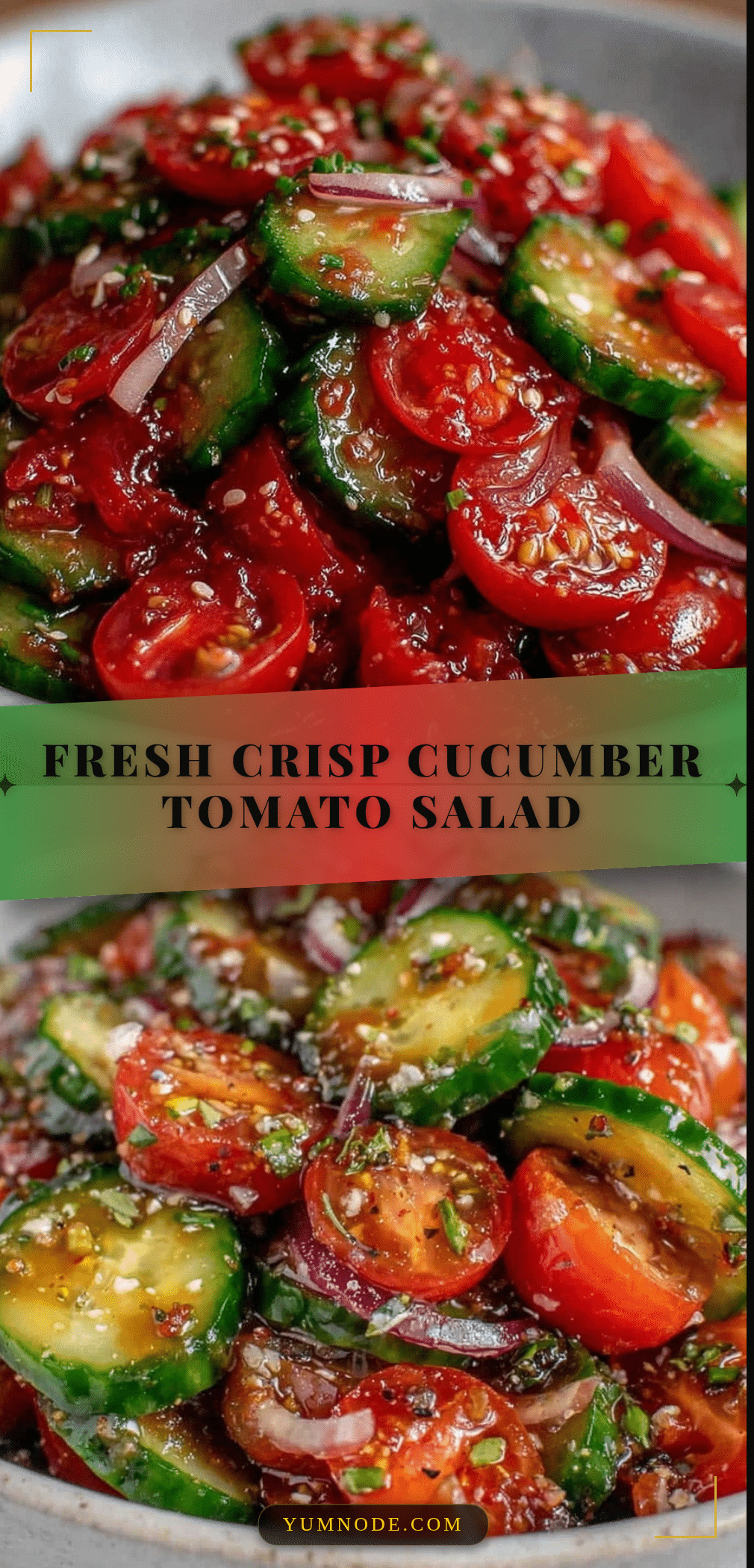 Fresh Cucumber Tomato Salad recipe