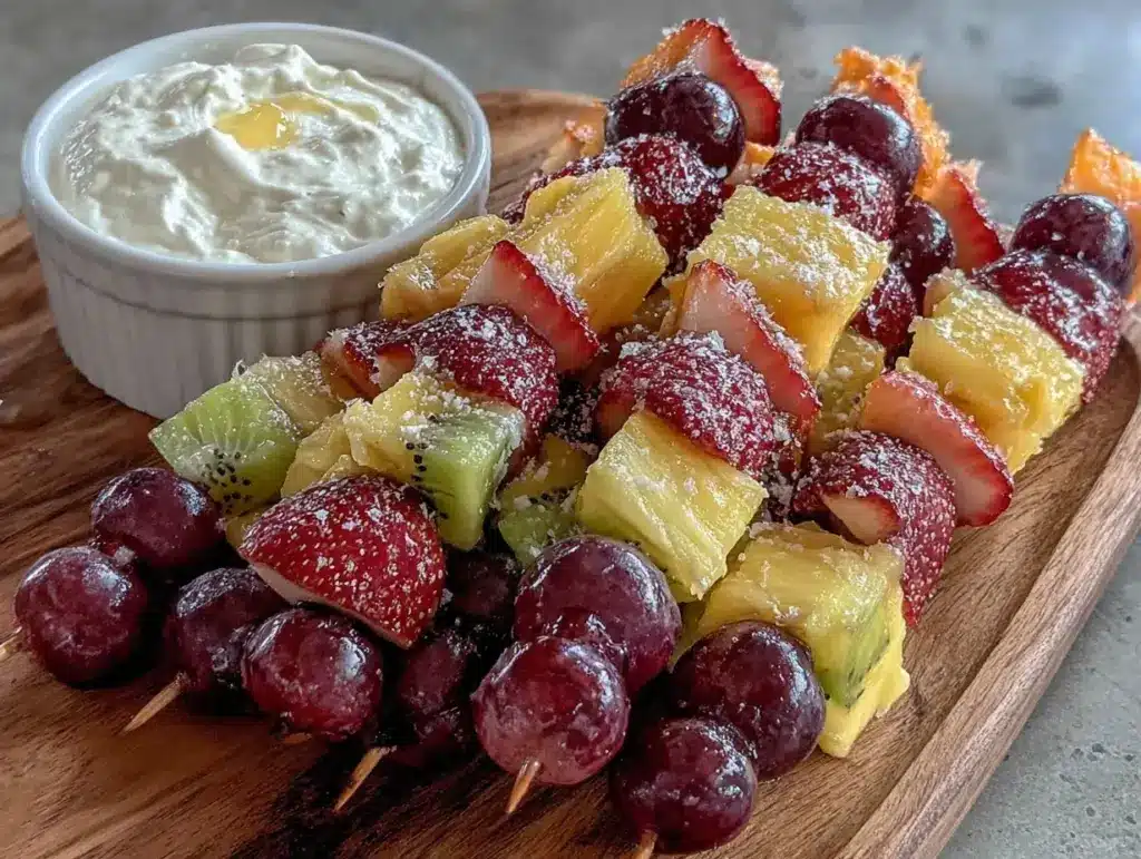 fresh fruit kabobs - featured image