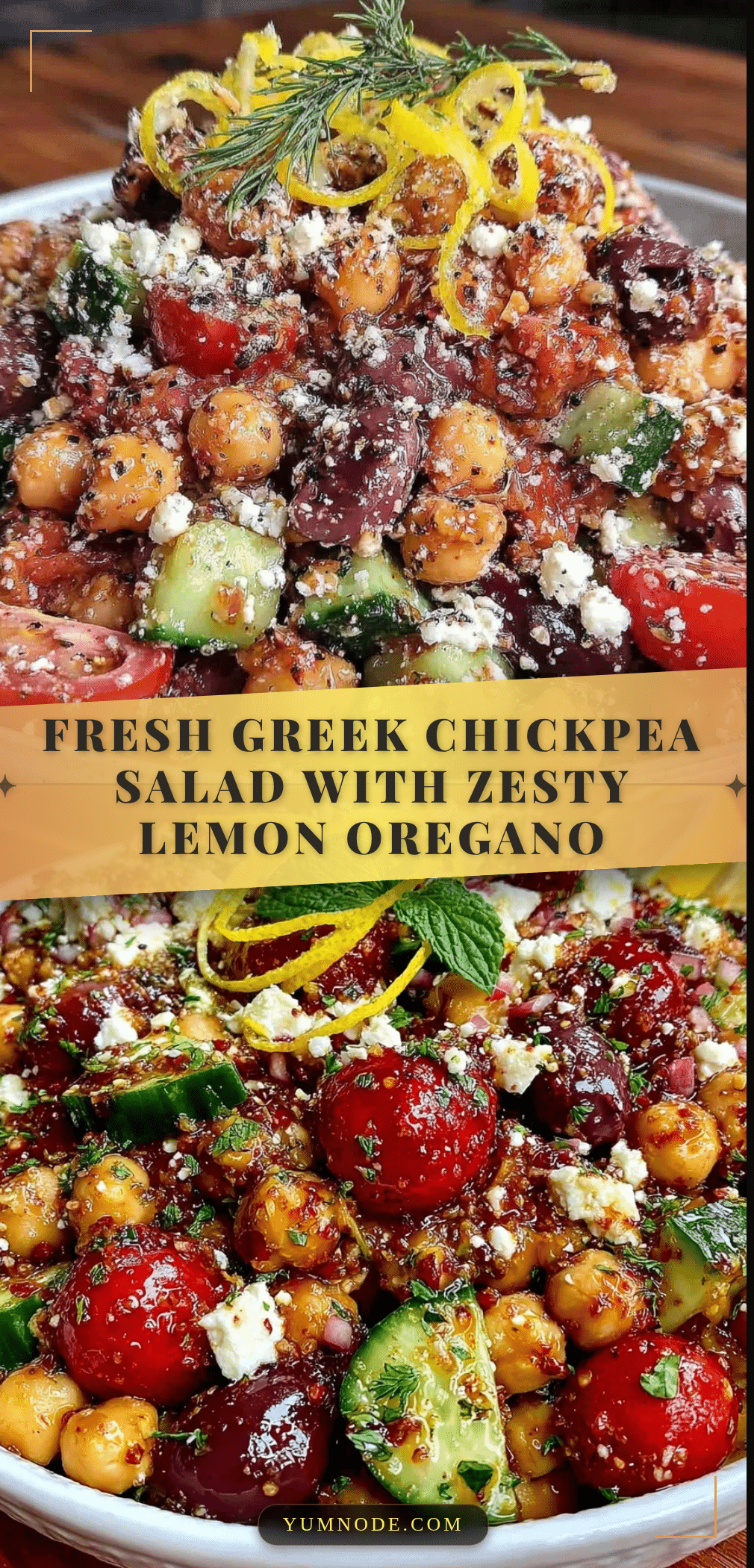 fresh greek chickpea salad recipe