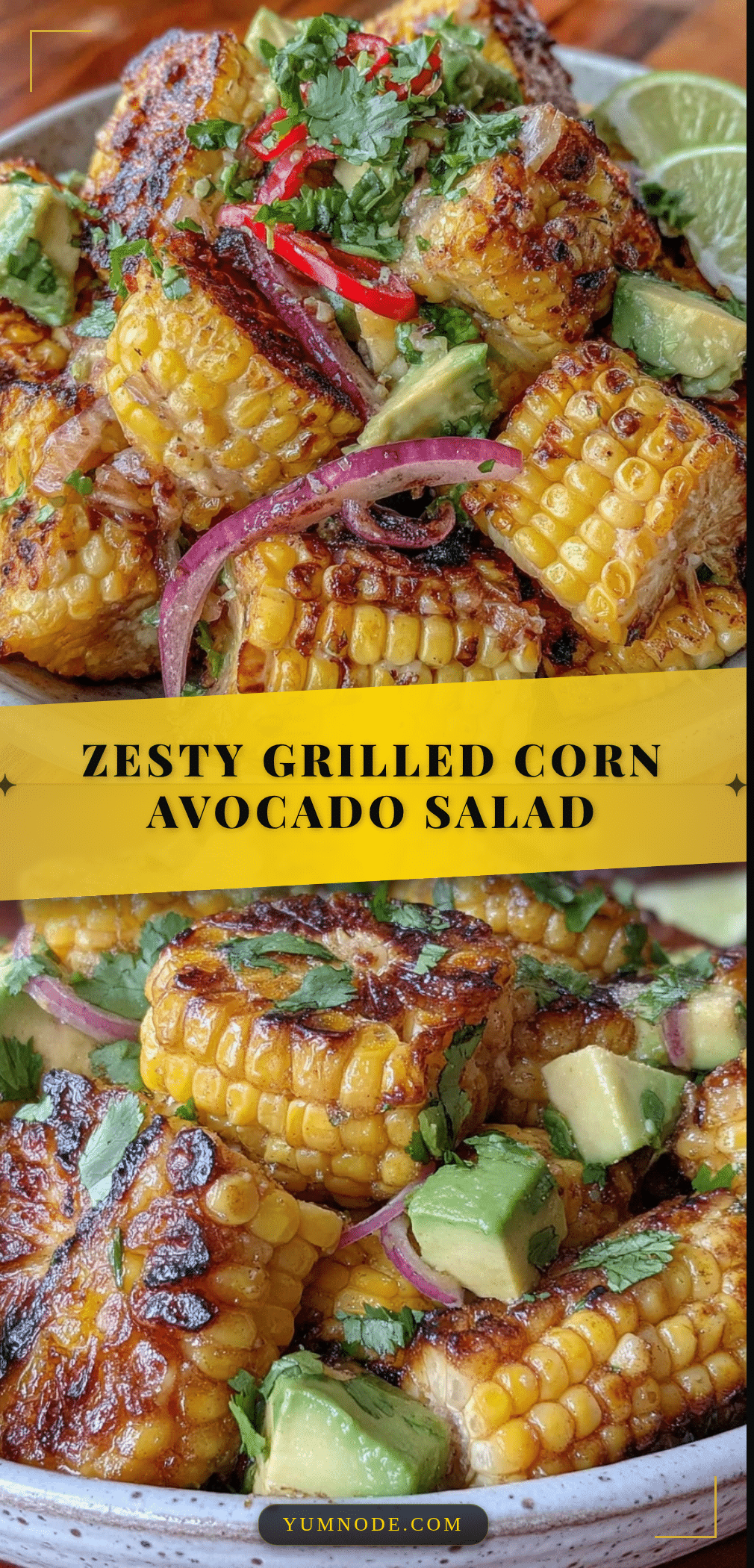 fresh grilled corn and avocado salad recipe