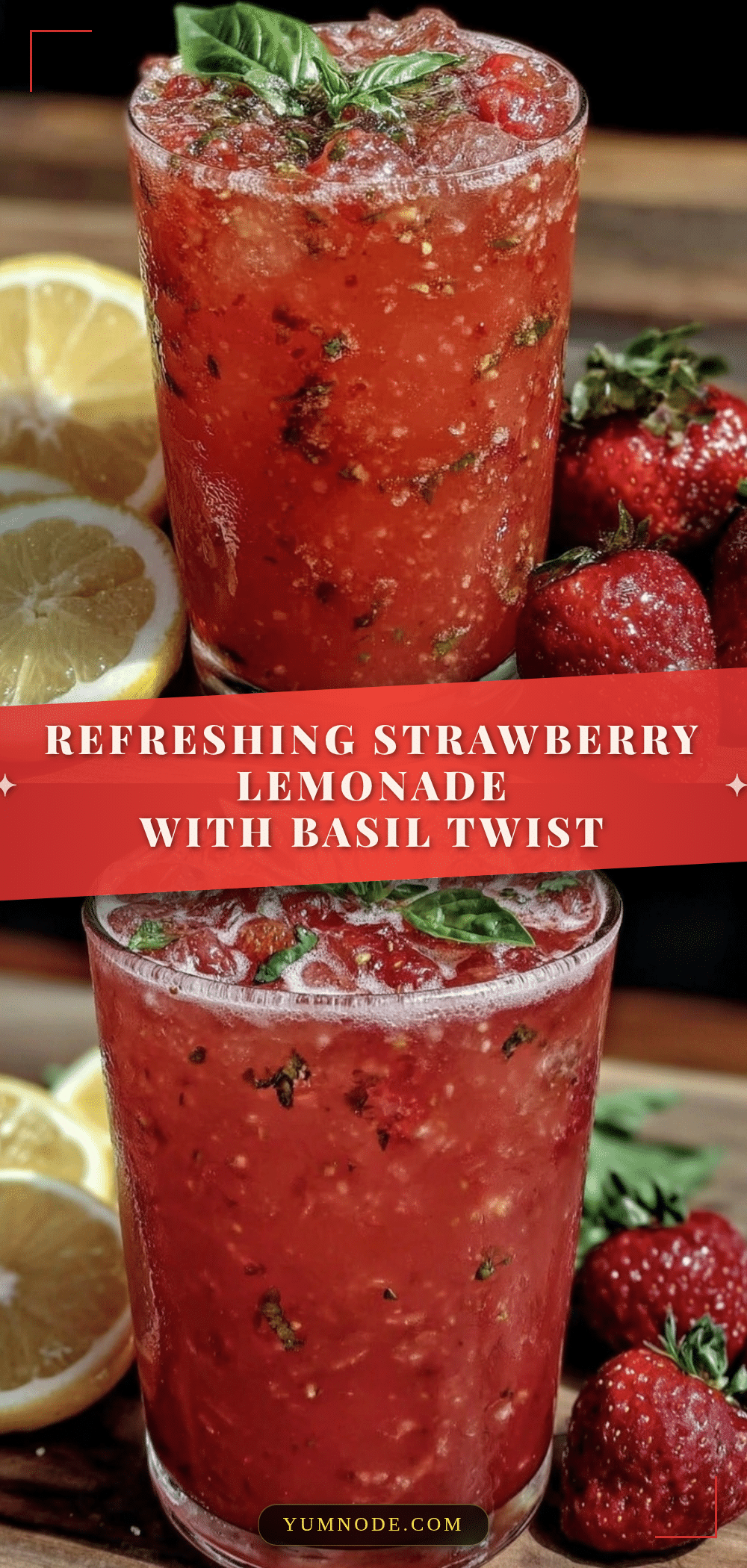 fresh homemade strawberry lemonade recipe