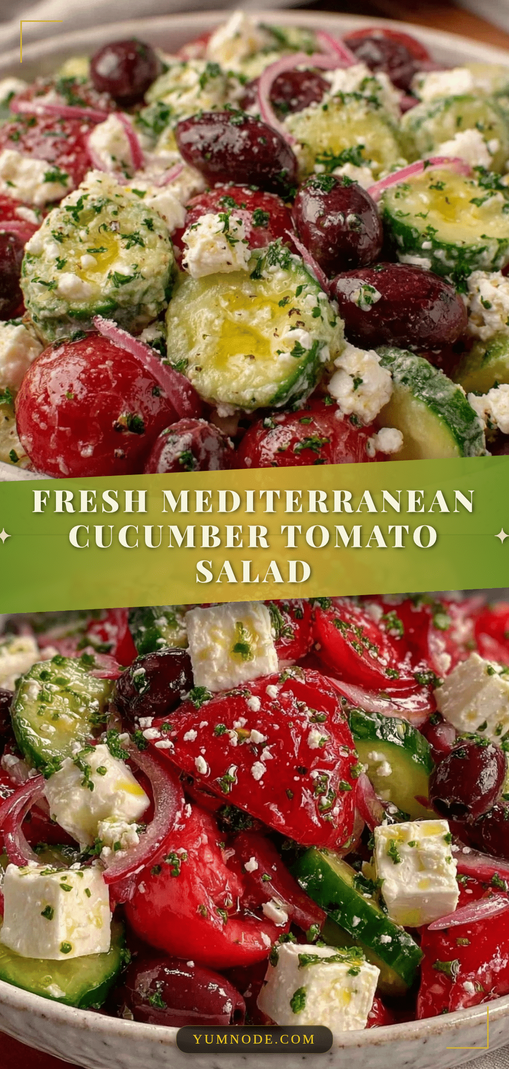 fresh mediterranean cucumber tomato salad recipe