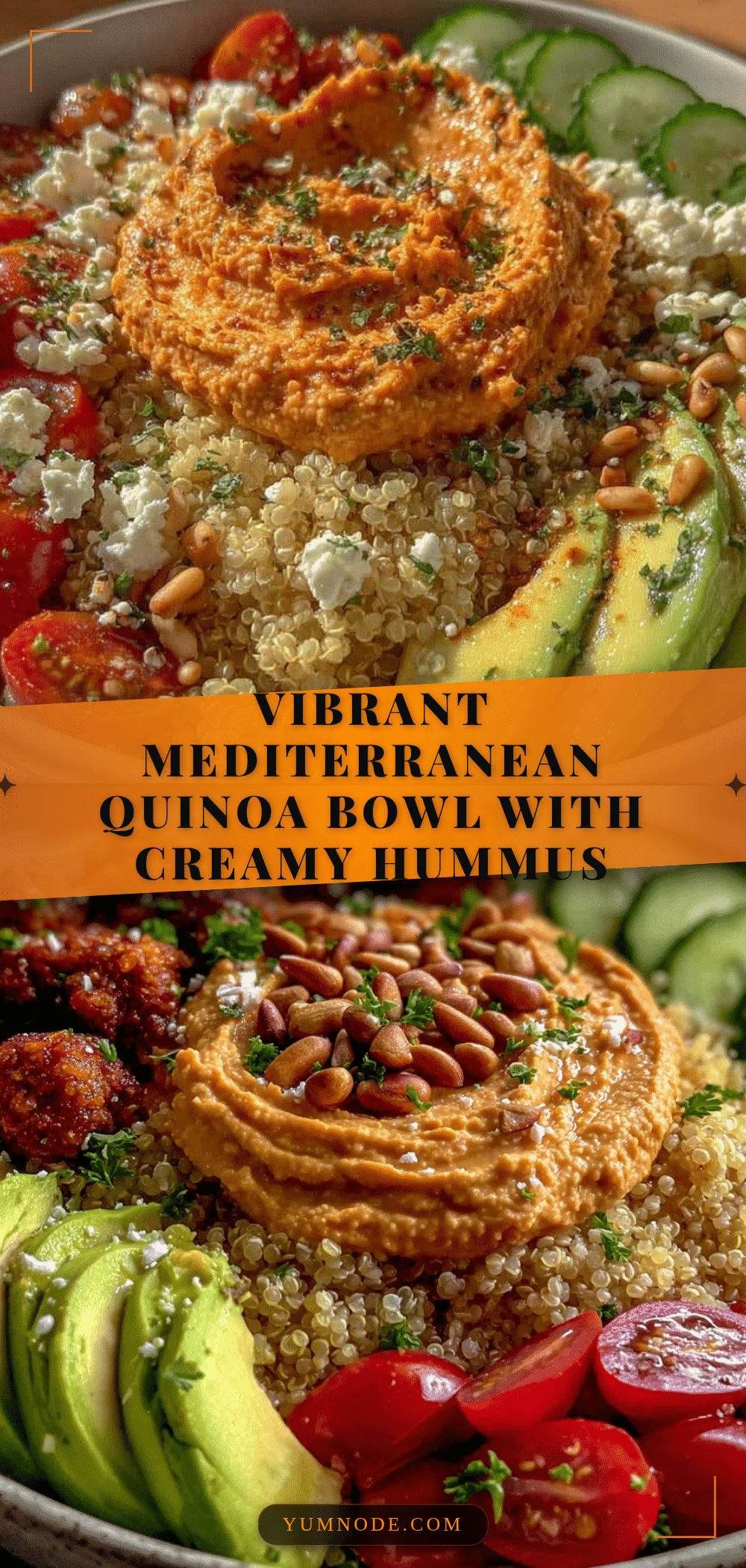 fresh mediterranean quinoa bowl recipe