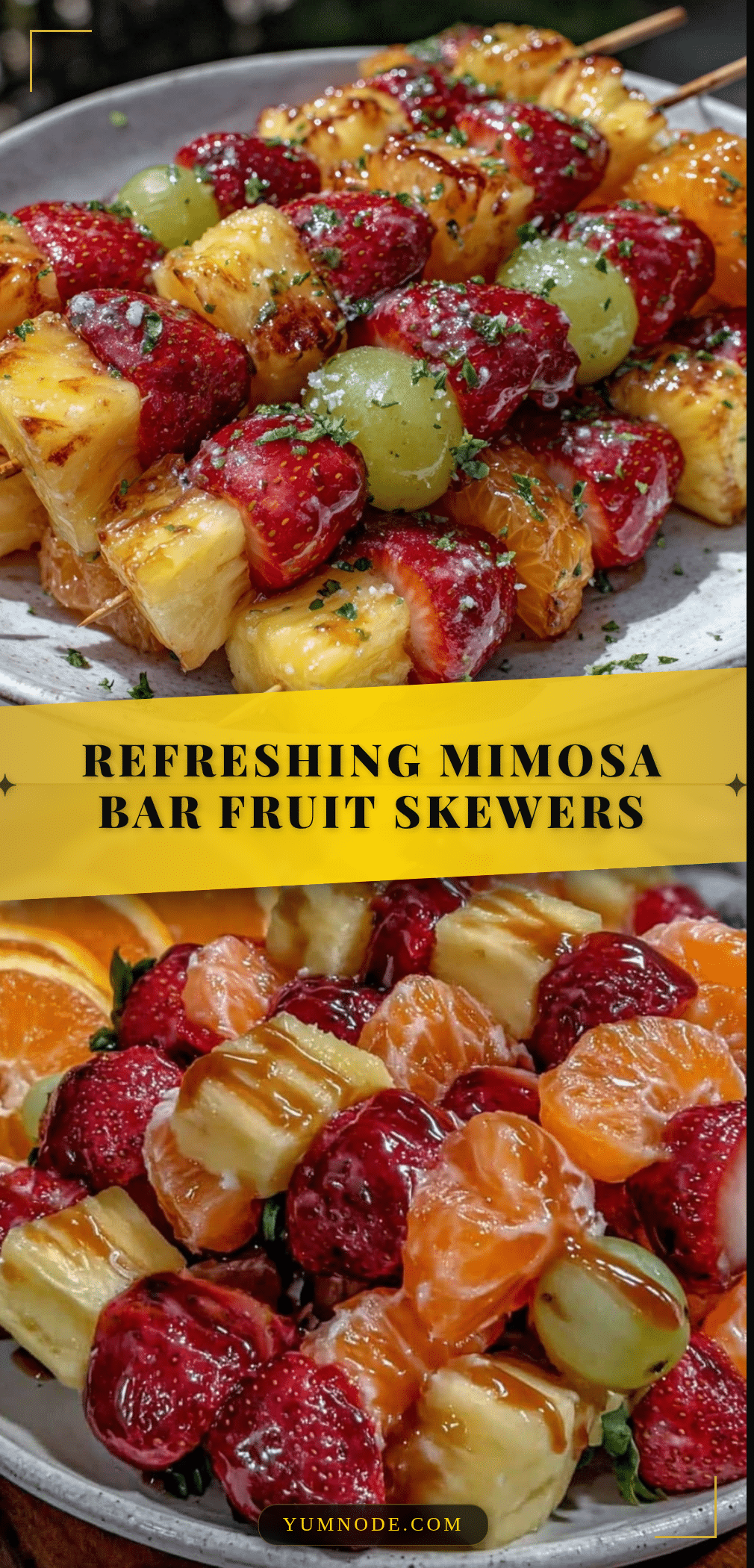 fresh mimosa bar fruit skewers recipe