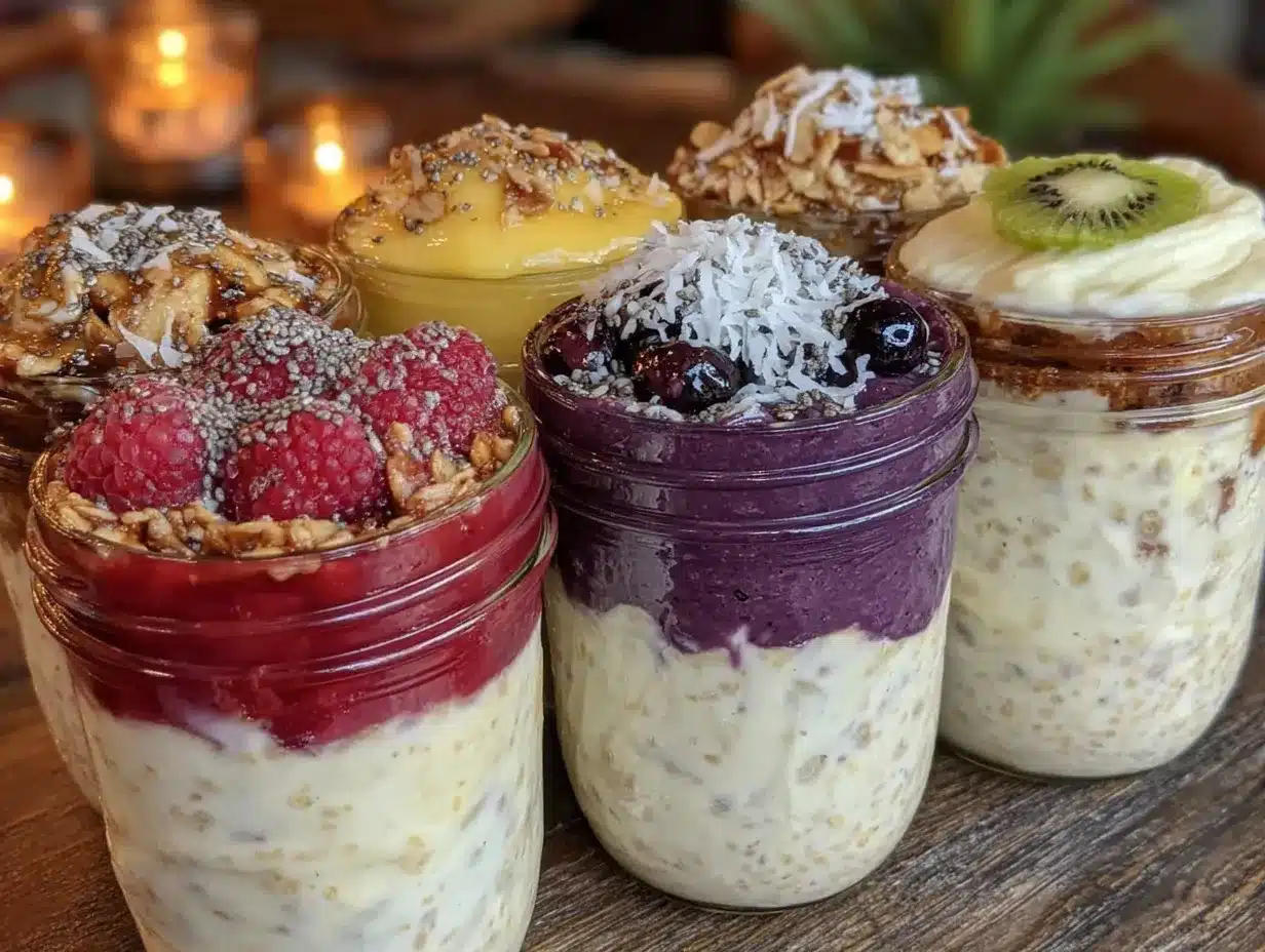 fresh overnight oats recipe preparation steps